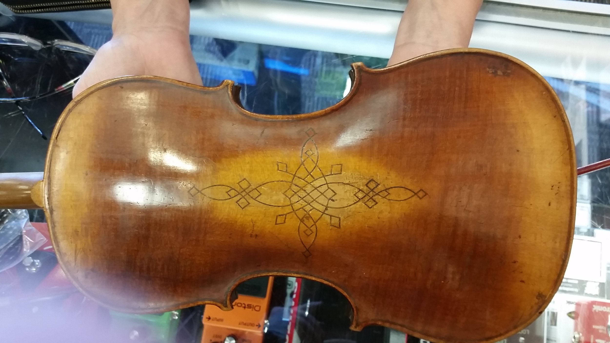 1850's violin restoration (After)