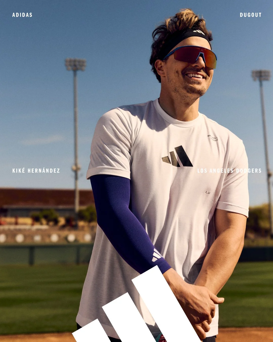 Go Dodgers!&thinsp;&thinsp;
The boys in blue are back in the World Series, so I couldn't help but share more from our @adidasdugout shoot featuring @kikehndez &amp; @elchino242 that walked over to our set at Camelback straight from spring training.&t