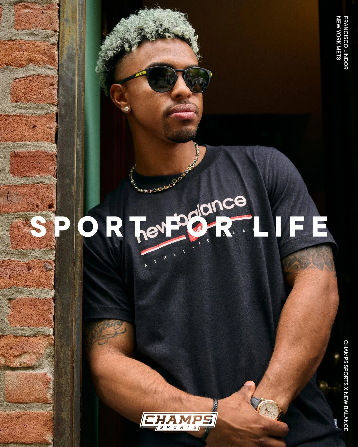 New campaign work for our friends at Champs Sports featuring Francisco Lindor @lindor12bc&thinsp;&thinsp;shot in NYC.&thinsp;&thinsp;&thinsp;&thinsp;
&thinsp;&thinsp;&thinsp;&thinsp;&thinsp;&thinsp;
Providing creative direction and design with a mult