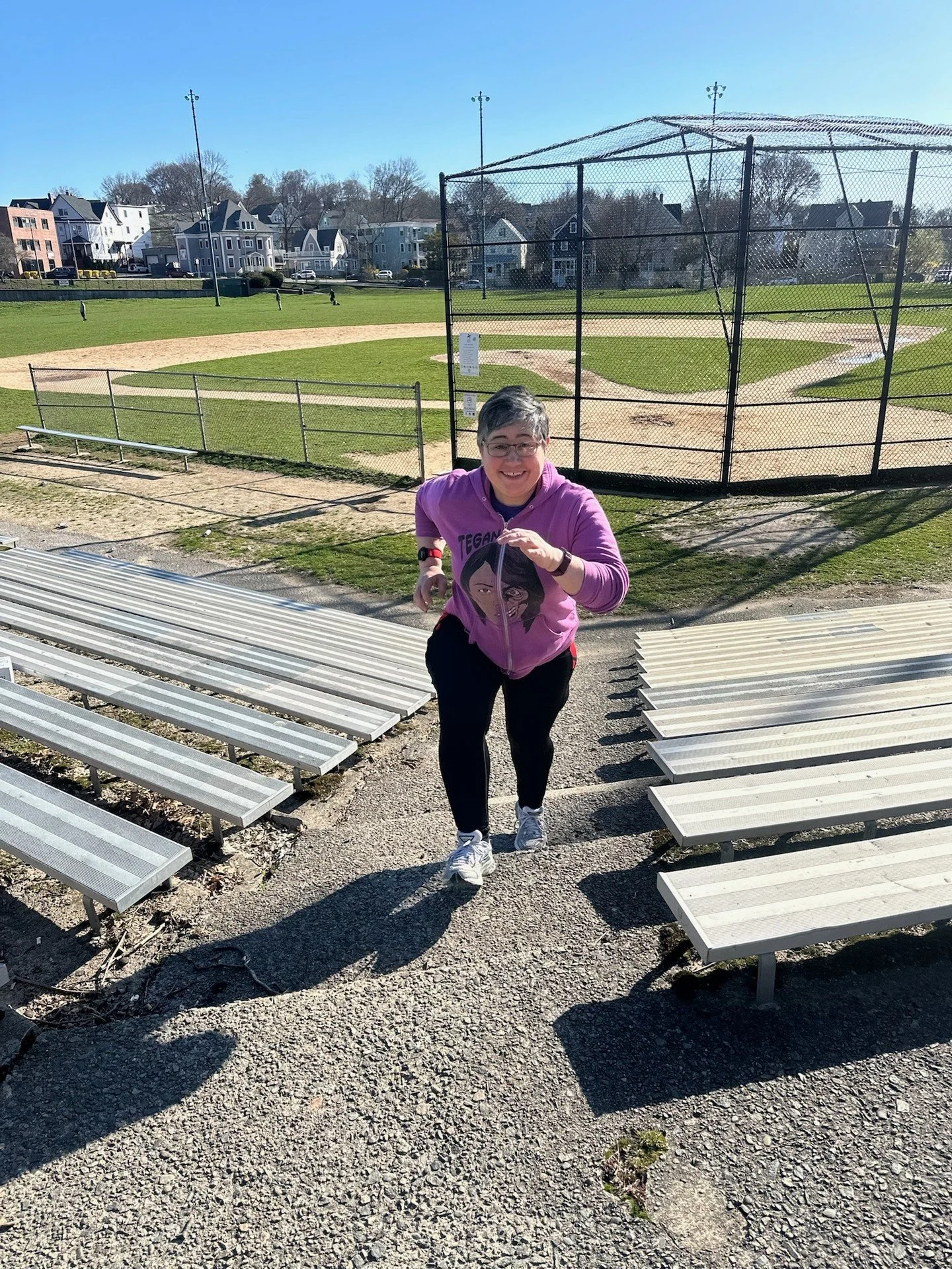 On Wednesday's we do run club. 💅

Incorporating movement outside of the gym is a fun way to mix things up! Whether you're looking to improve your endurance or just get some fresh air, running/walking/jogging outside is always a good way to boost you