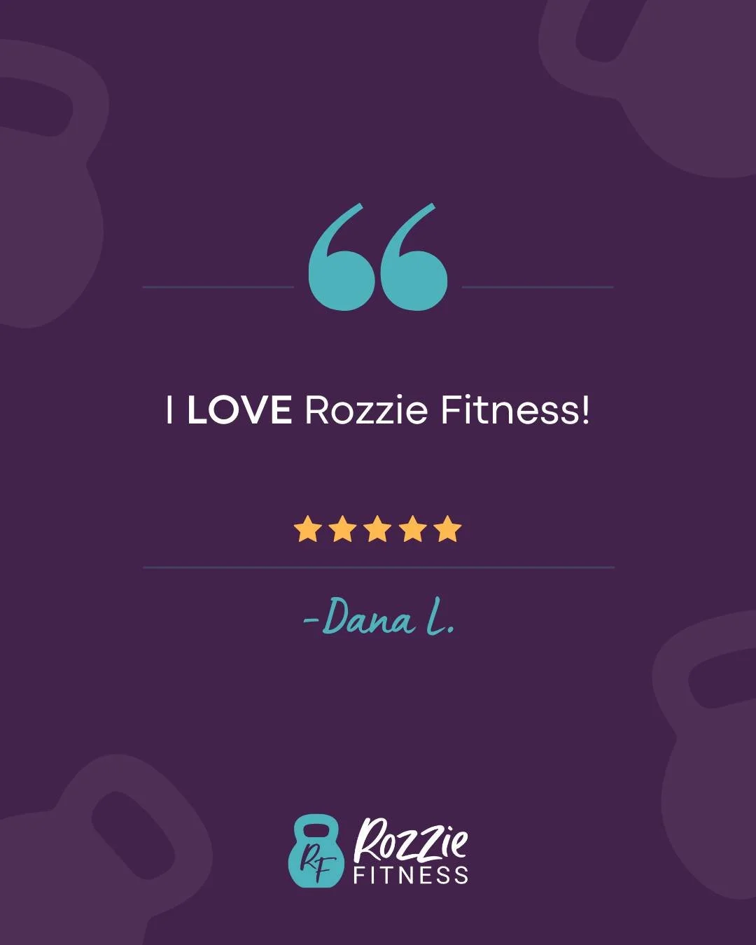 &quot;I LOVE Rozzie Fitness!&quot; - Dana L.

And we LOVE you! 💙 Looking for a gym that loves you back? Schedule your discovery call with us today via the link in our bio! 🤳💪