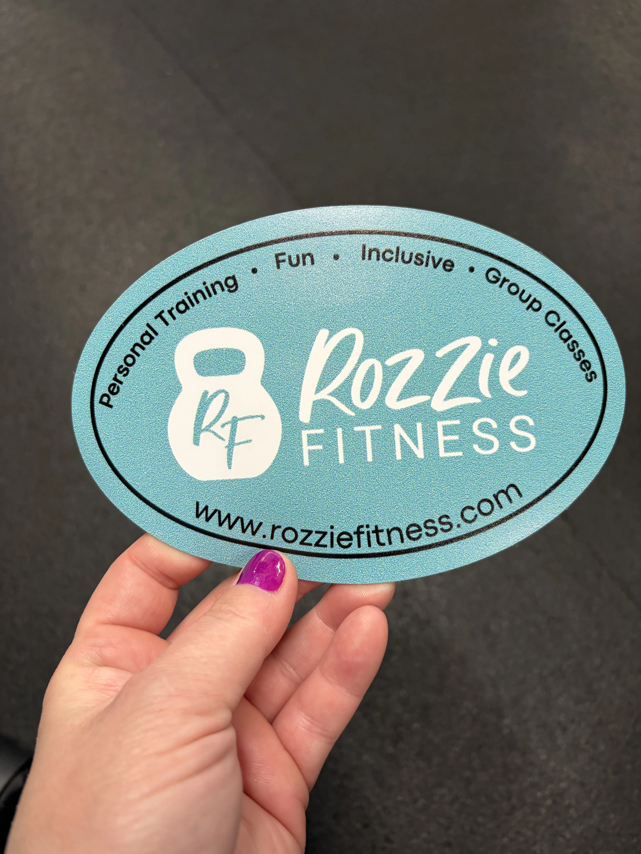 Rozzie Fitness Car Magnet