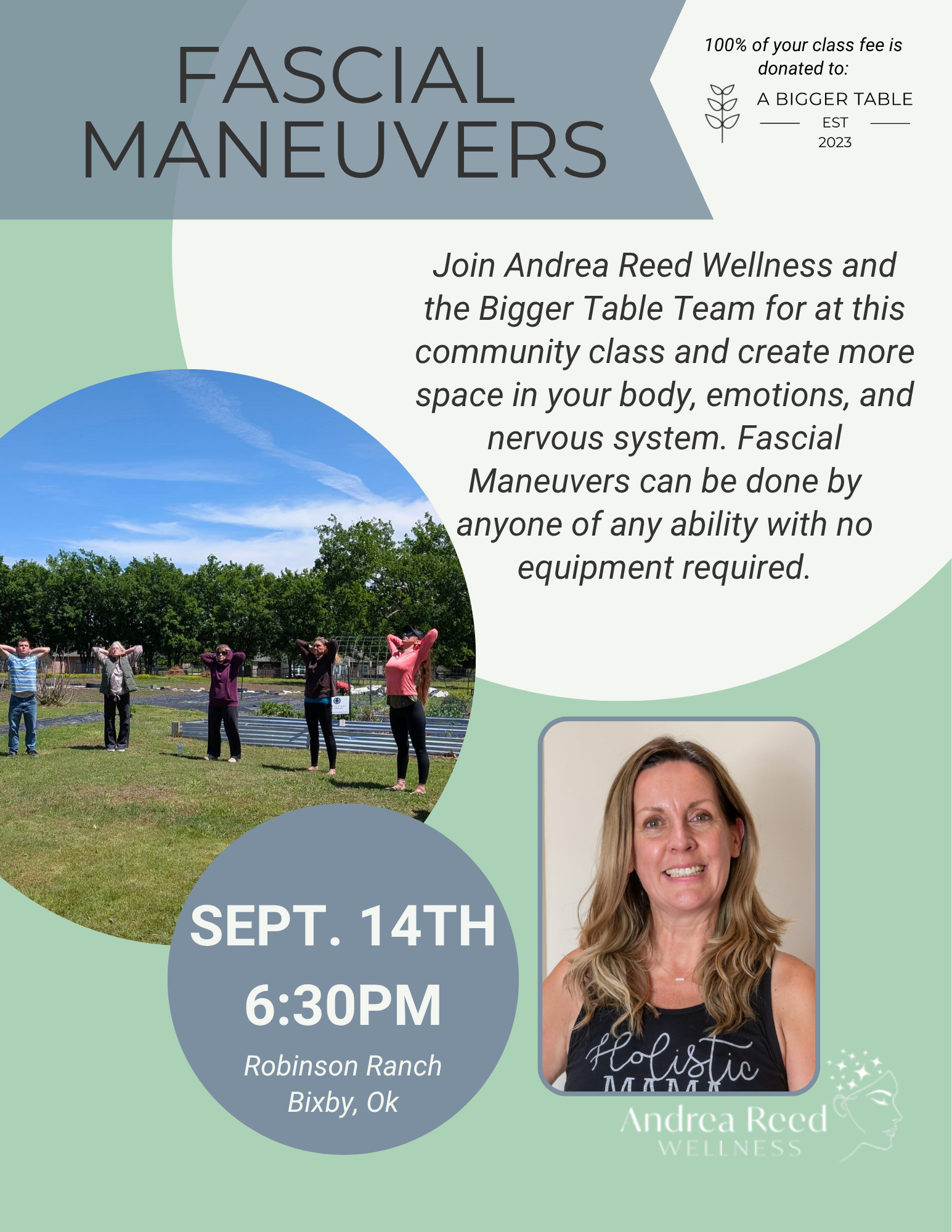 Fascial Maneuvers on the Ranch ( Sept. 14 )