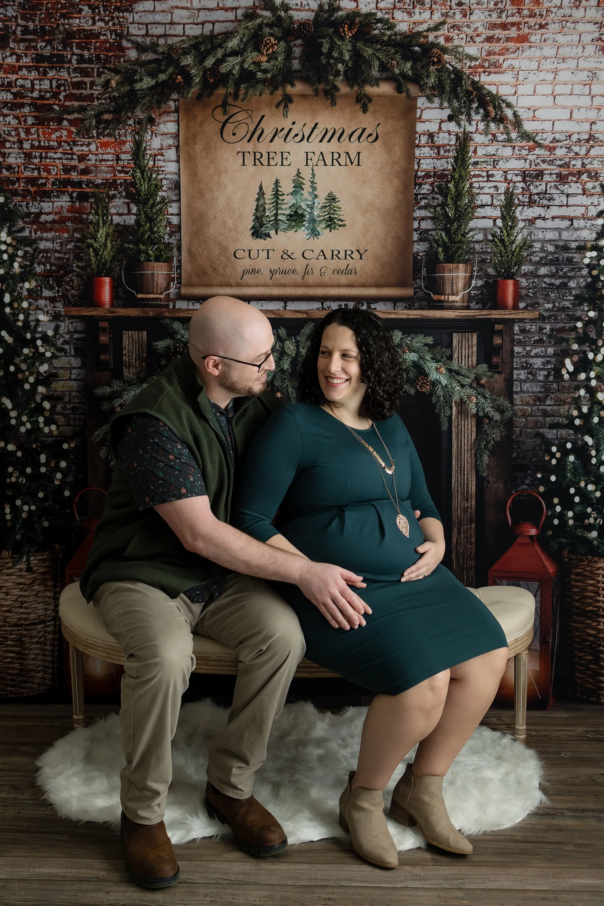 Couple Christmas Mini Session 