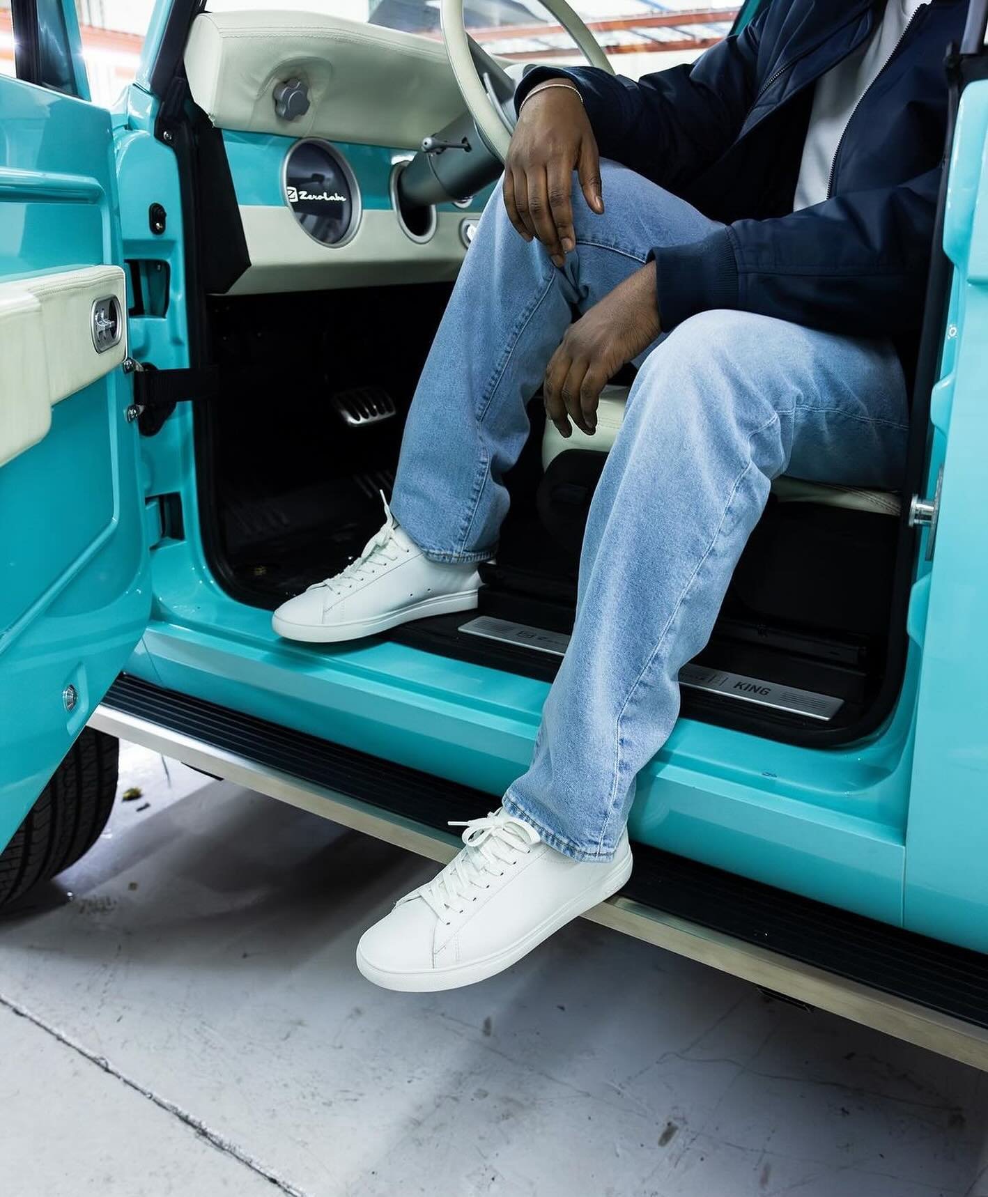 Kick off the start of spring with a fresh new pair of white Sneaks. The classic @clae Bradley triple white in leather gives off the perfect summer vibe. Dress them up with a suit or dress &lsquo;em down with a pair of shorts, they&rsquo;ll be your go