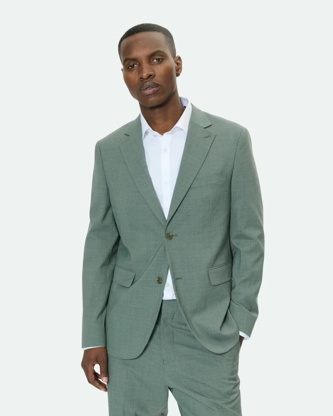 Sea spray. The colour of the season.

This @matiniqueofficial suit is light, clean, and goes with everything. Jacket and pants are both in stock.

Perfect for a summer wedding, or honestly, any excuse to dress up.

Come try it on and see for yourself