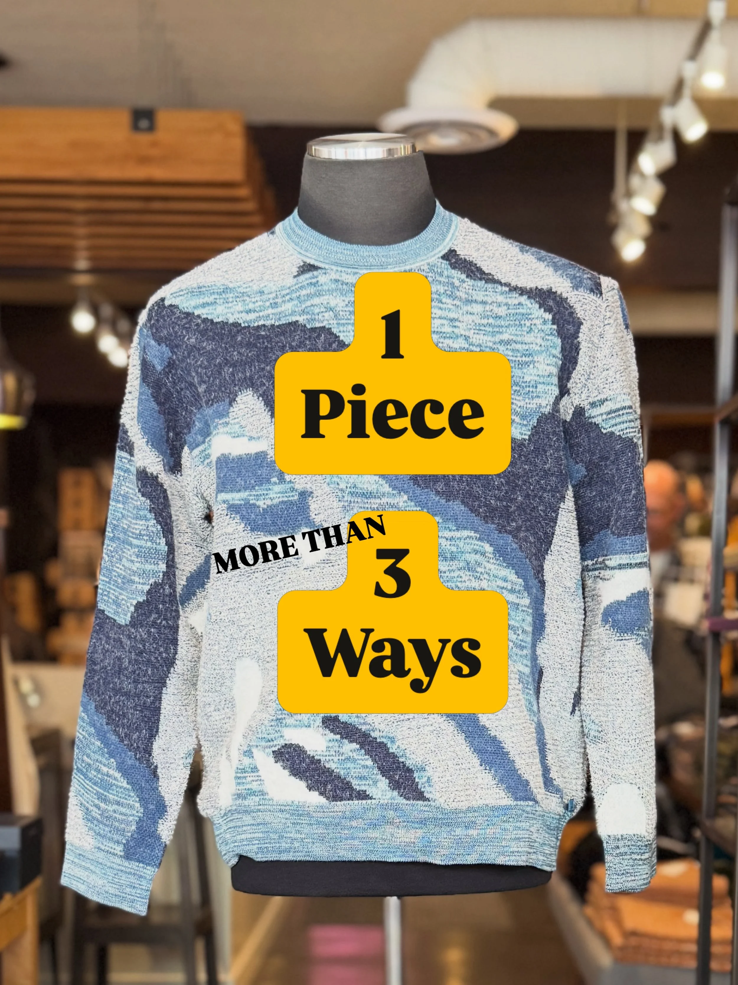 1 PIECE. 3 WAYS. 👌

The @scotch_soda sweater is doing the heavy lifting. Pair it with @warpweftworld and @glerupsca for a relaxed day at home, throw on an overshirt and @olukai boots for an easy everyday look, or dress it up with  @selectedhommemens
