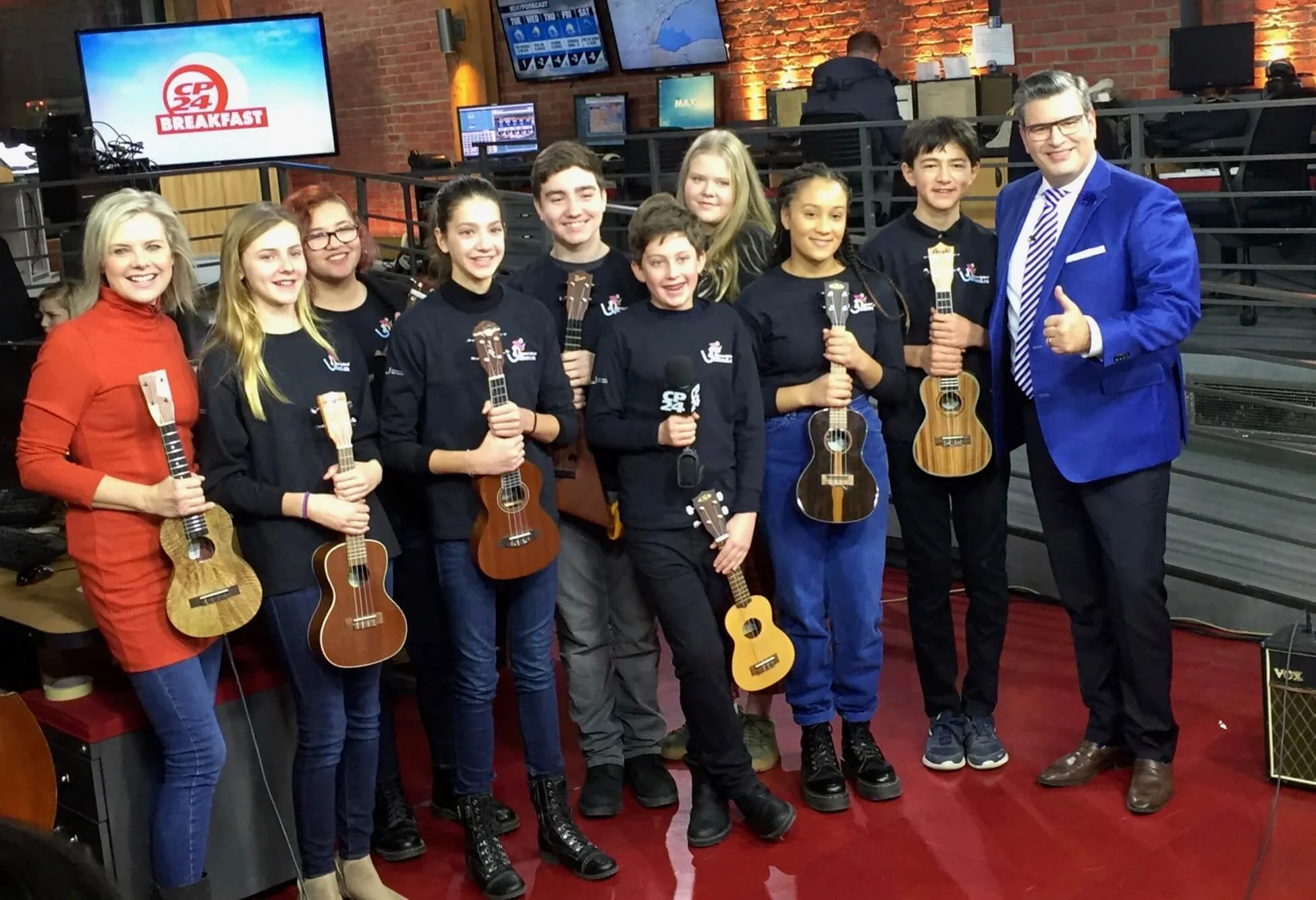 CP24: Ukulele students at the Doane Uschool perform