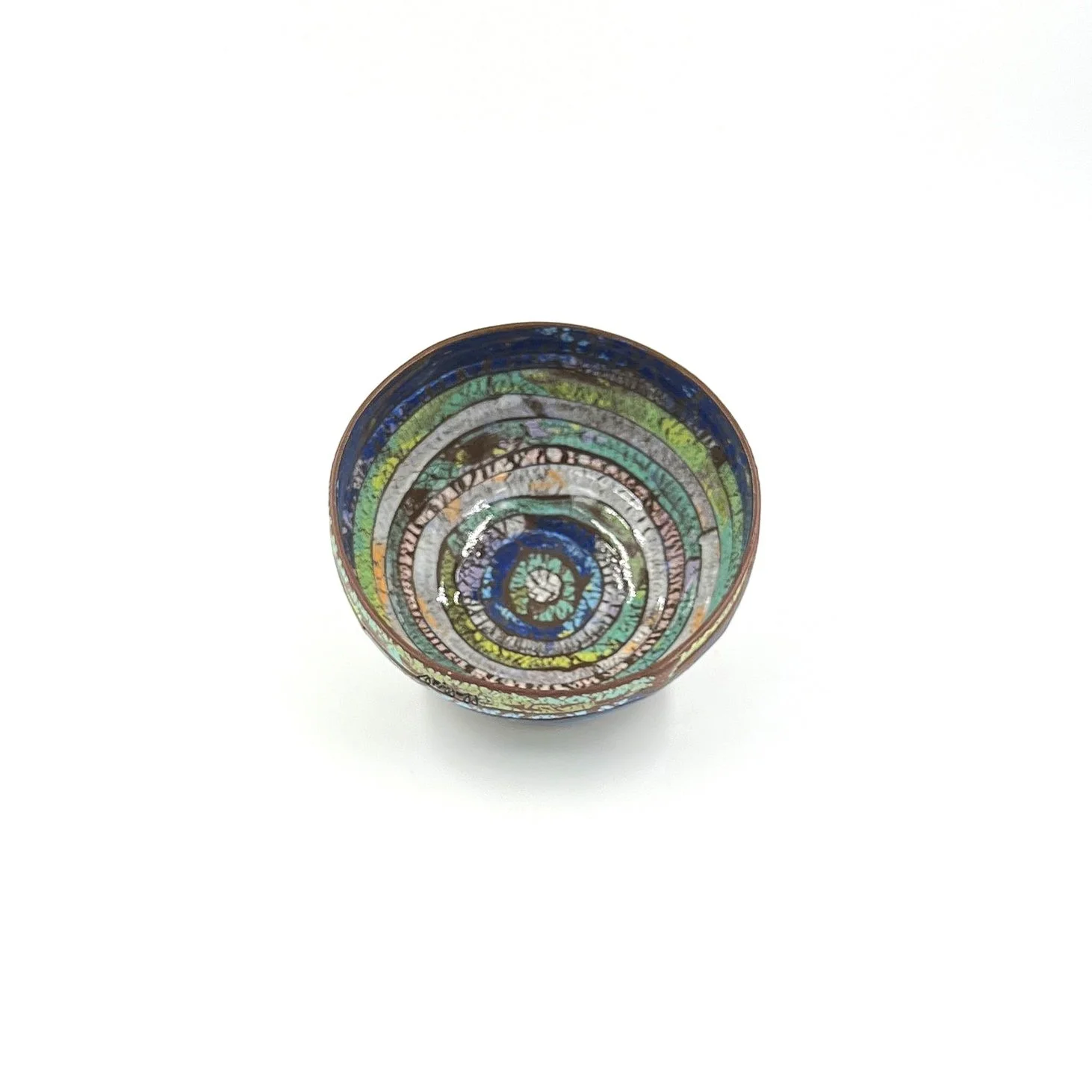 Rag Rug Bowl 'Mine or Yours'