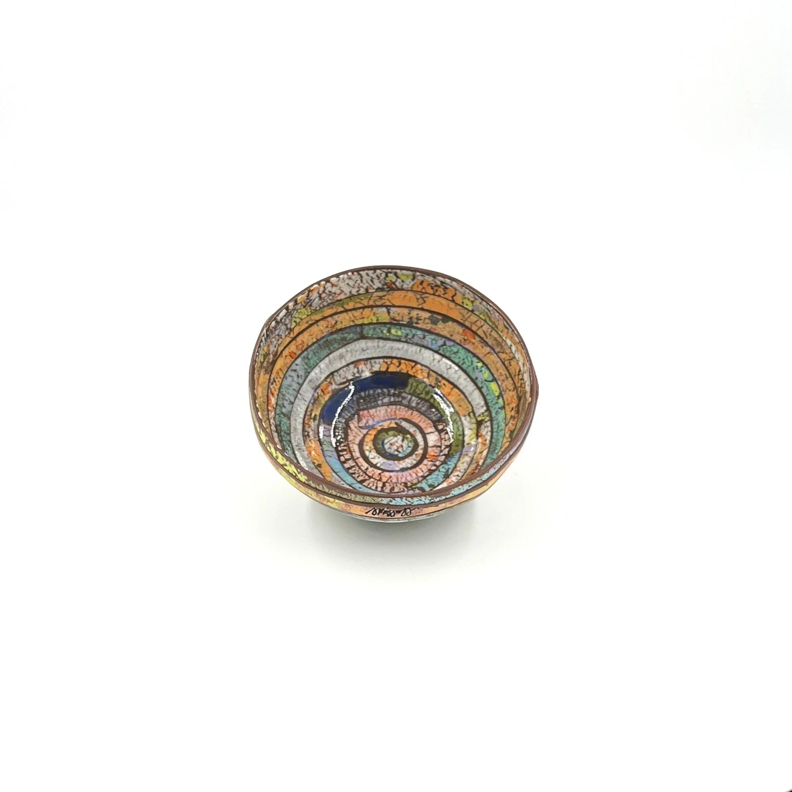 Rag Rug Bowl 'Mine or Yours'