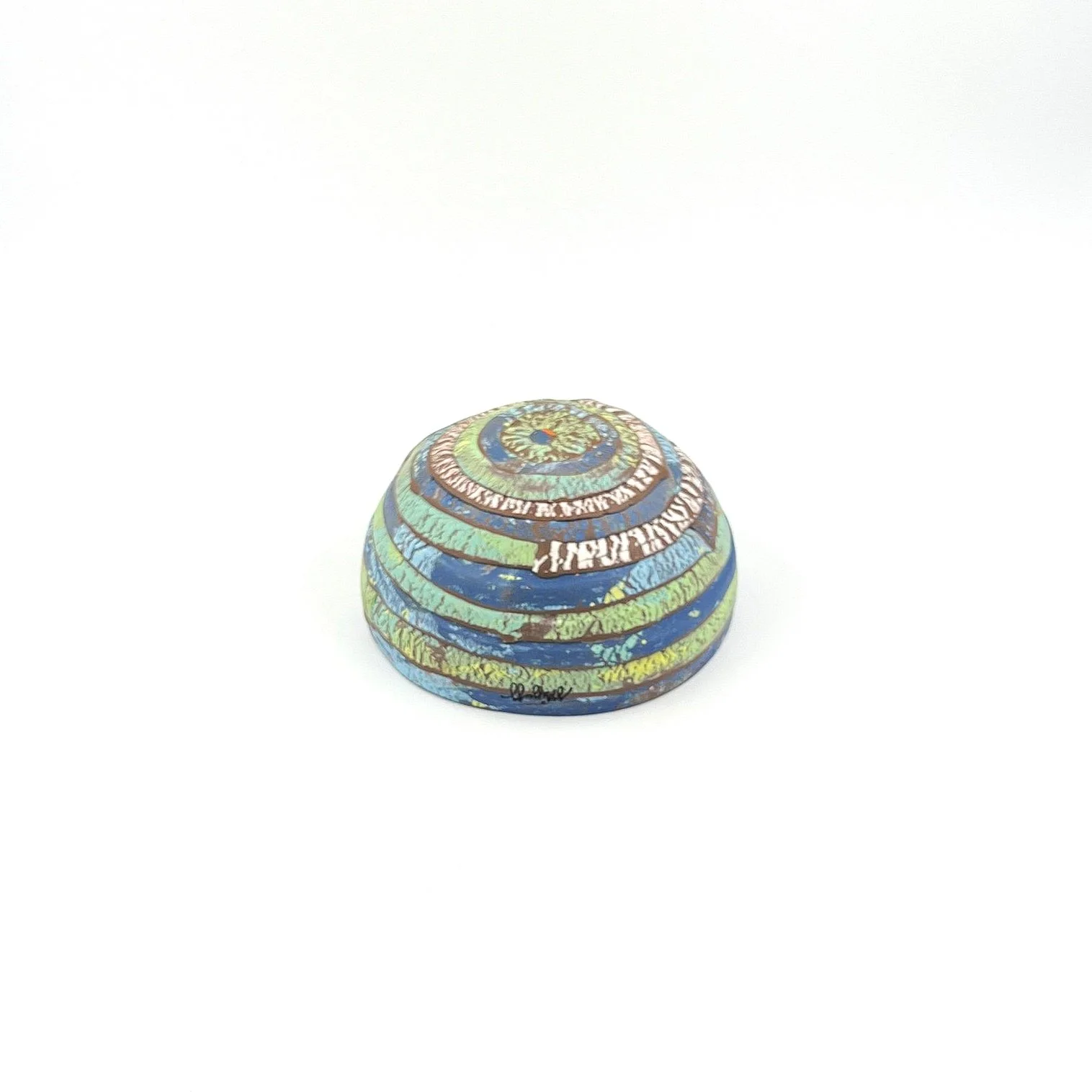 Rag Rug Bowl 'Yours or Mine'