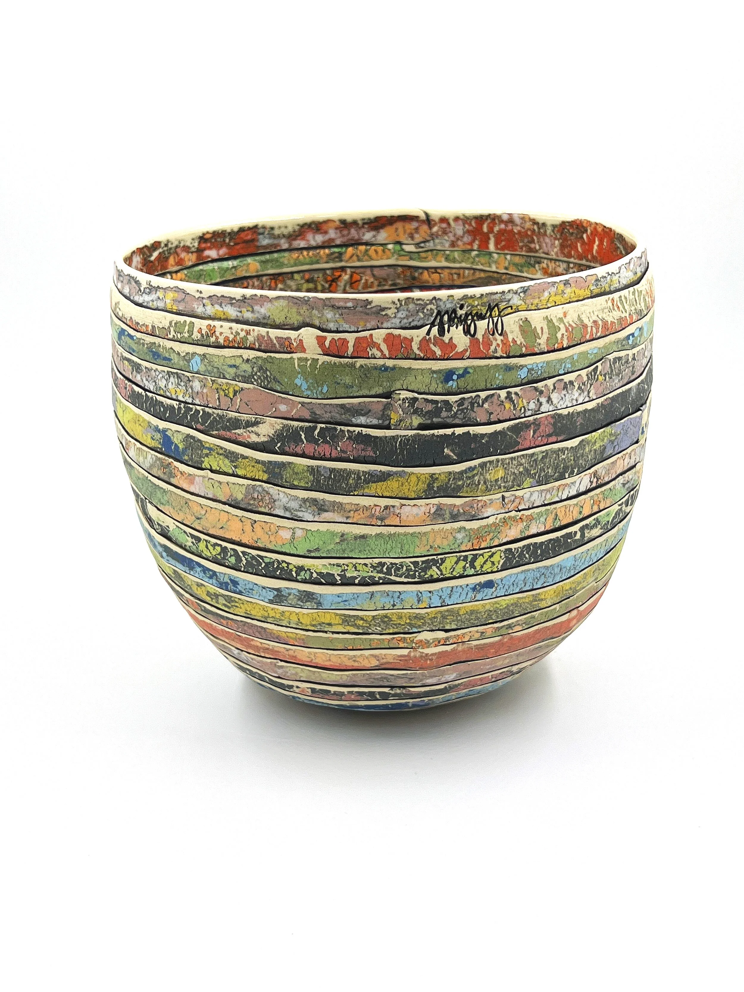 Inspired by SUMMER KITCHEN RUGS COLLECTION. Rag Rug Bowl