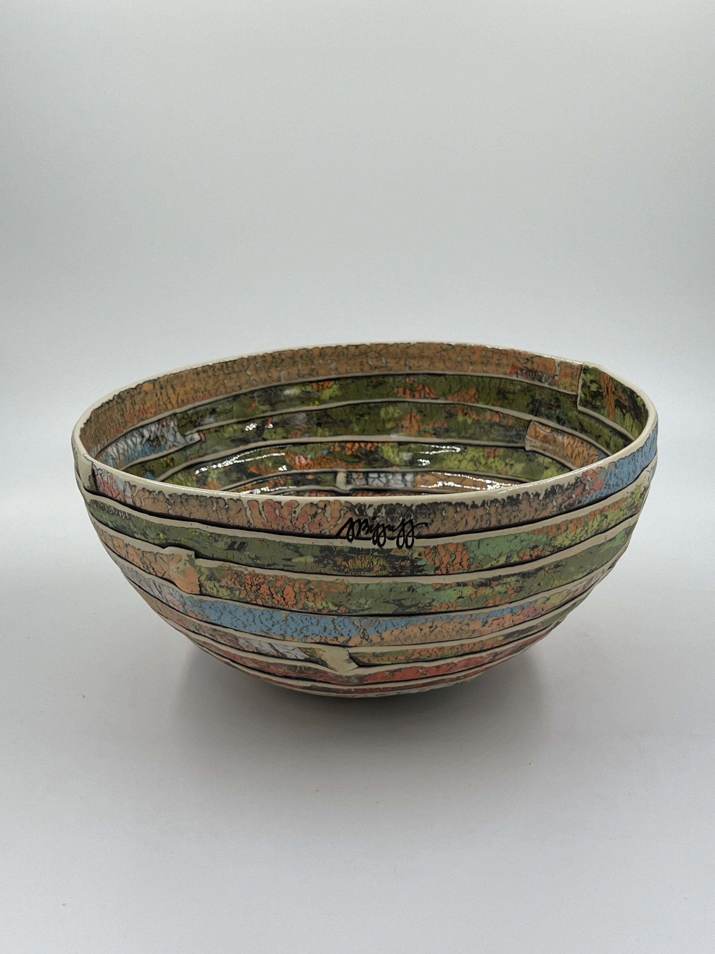 Inspired by SUMMER KITCHEN RUGS COLLECTION. Rag Rug Bowl