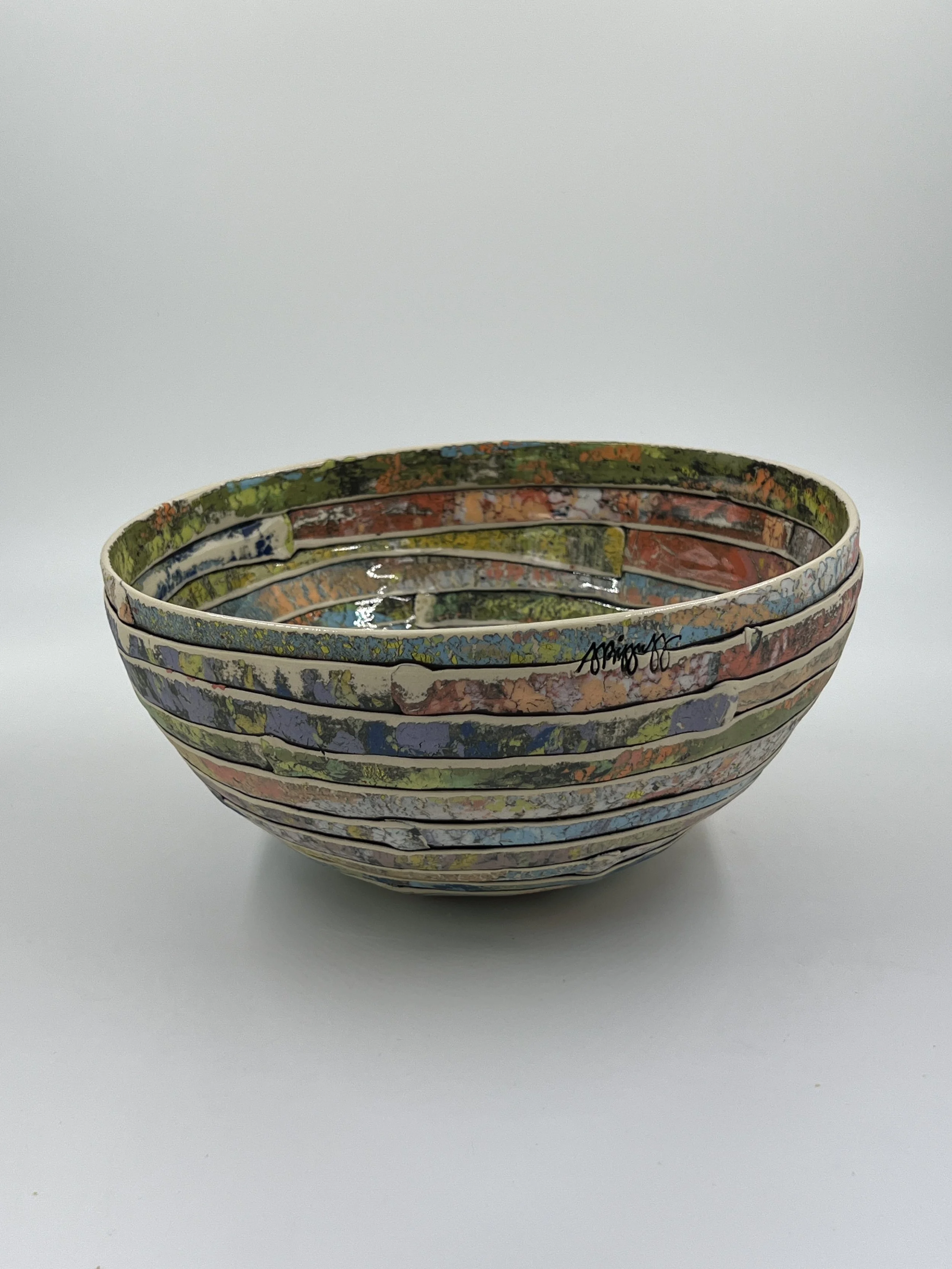 Inspired by SUMMER KITCHEN RUGS COLLECTION. Rag Rug Bowl