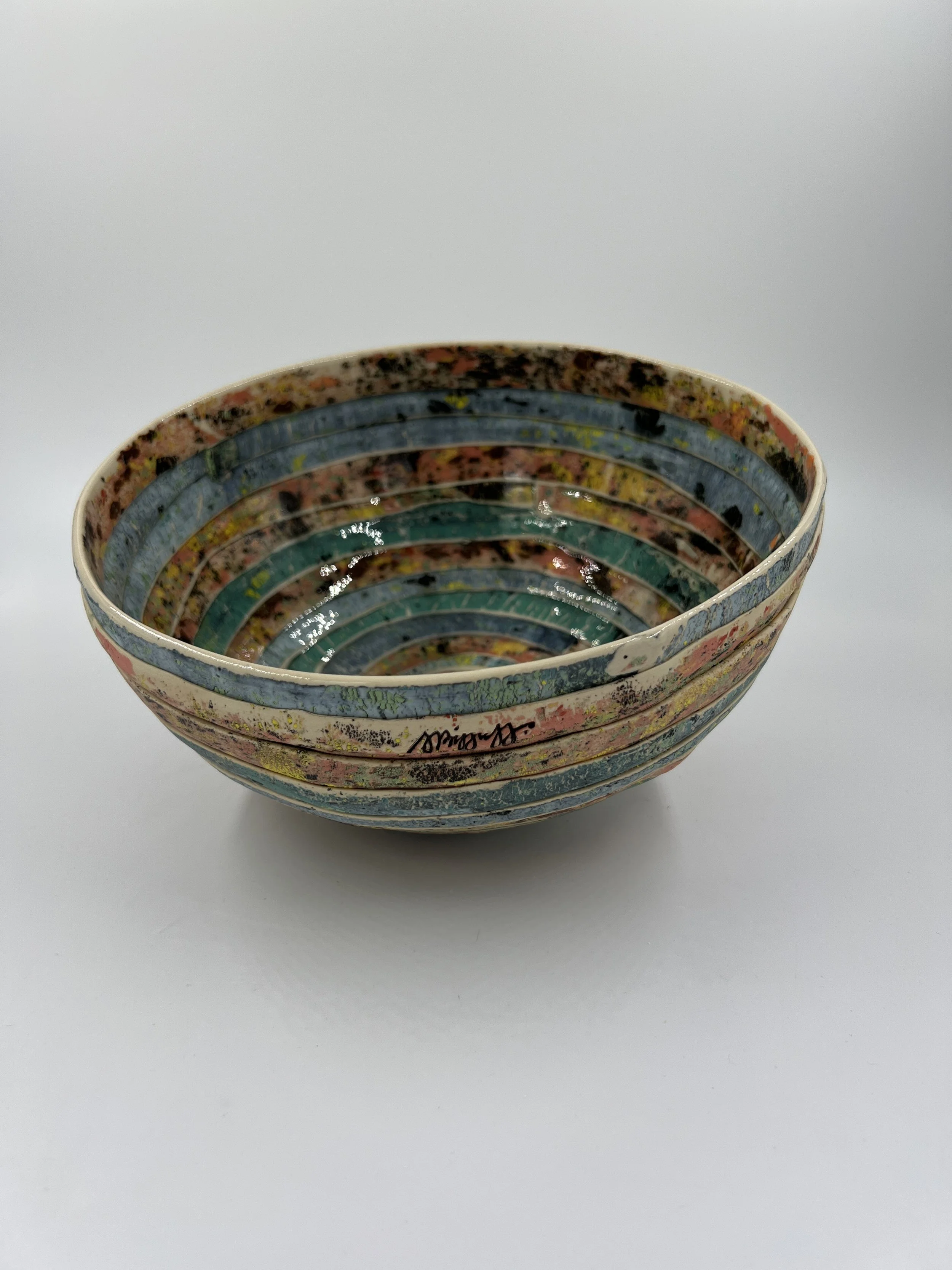 Last of the Stoneware bowls...making room for Earthenware bowls.