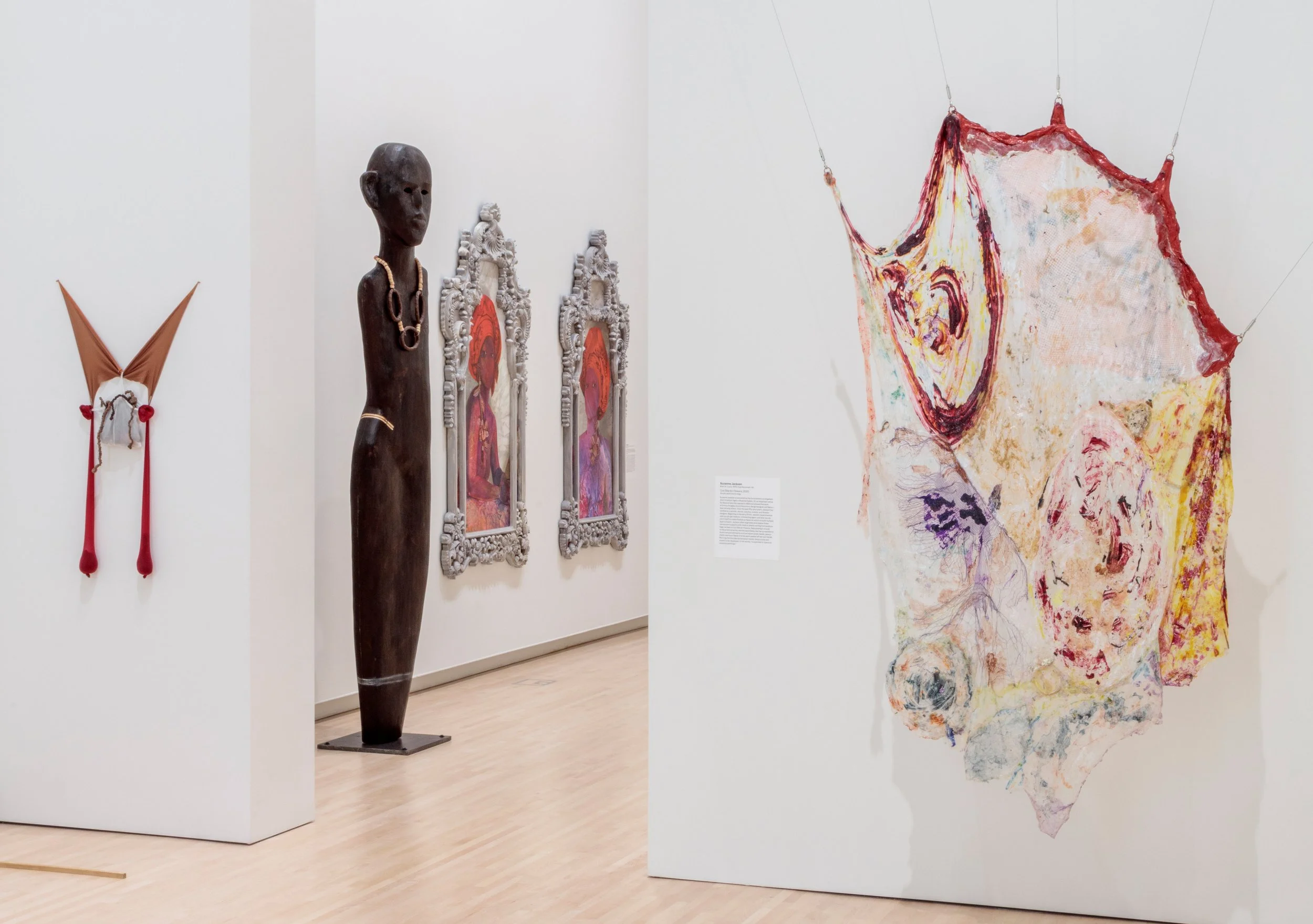 Installation view of  Making Their Mark: Works from the Shah Garg Collection  at the Mildred Lane Kemper Art Museum. Photo: Joshua White