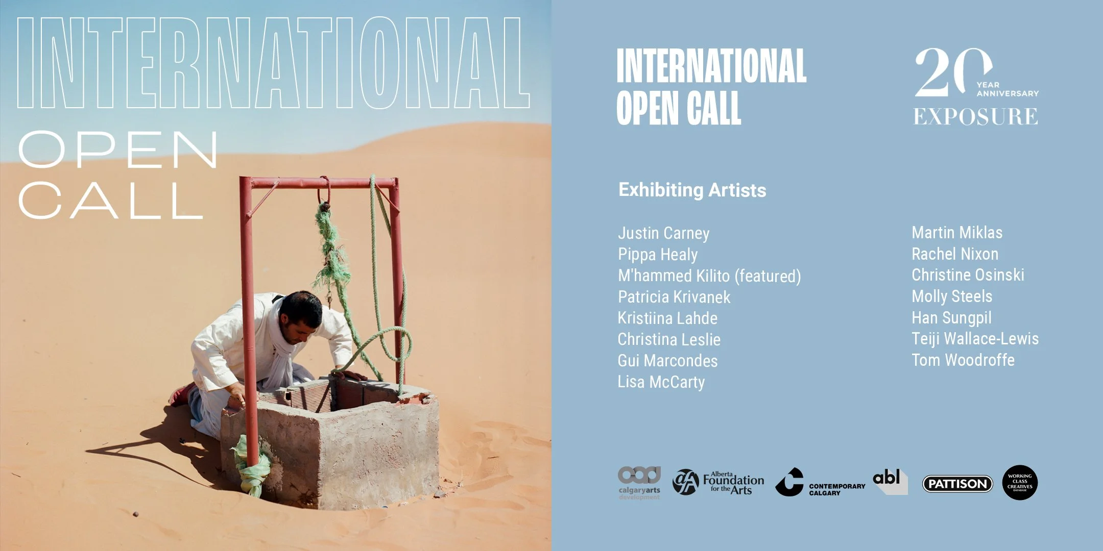 Participants in the Exposure Festival International Open Call exhibition in 2024