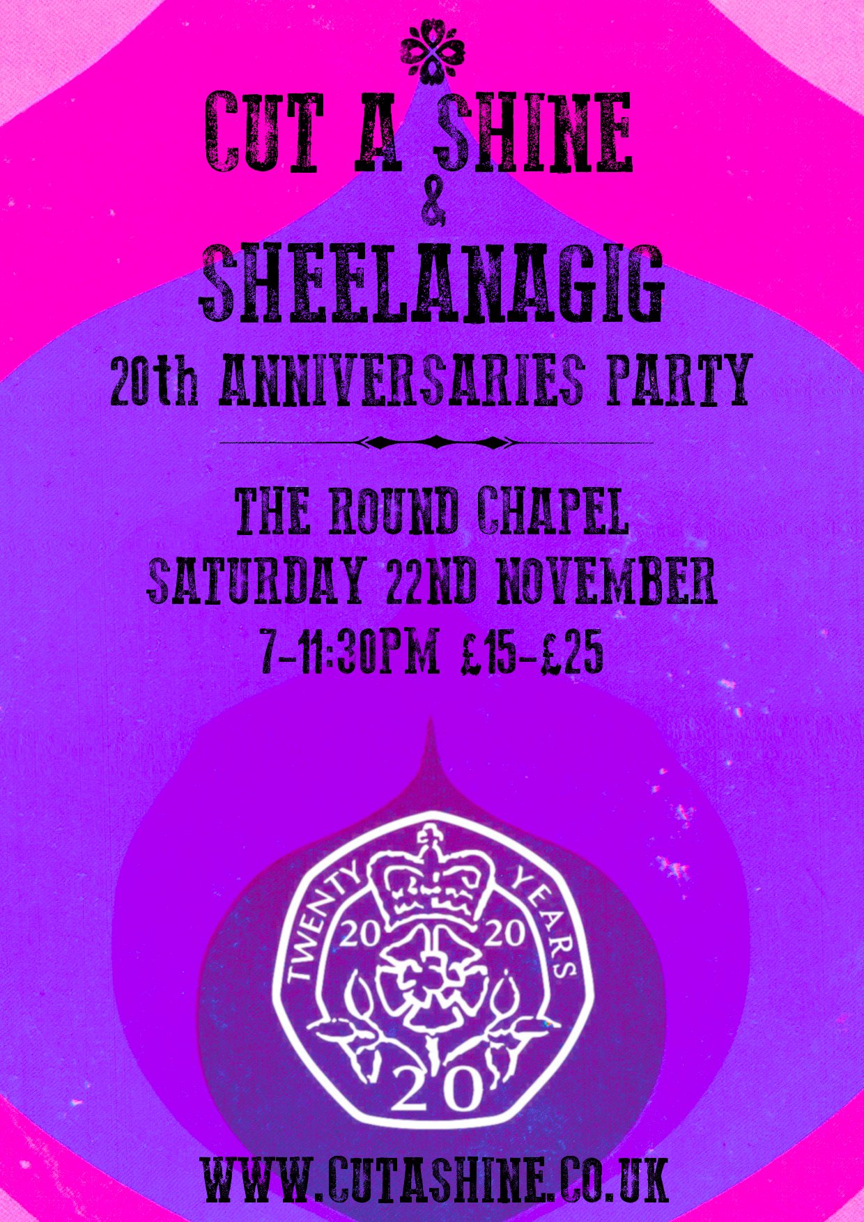Cut A Shine & Sheelanagig: Joint 20th Anniversaries Party