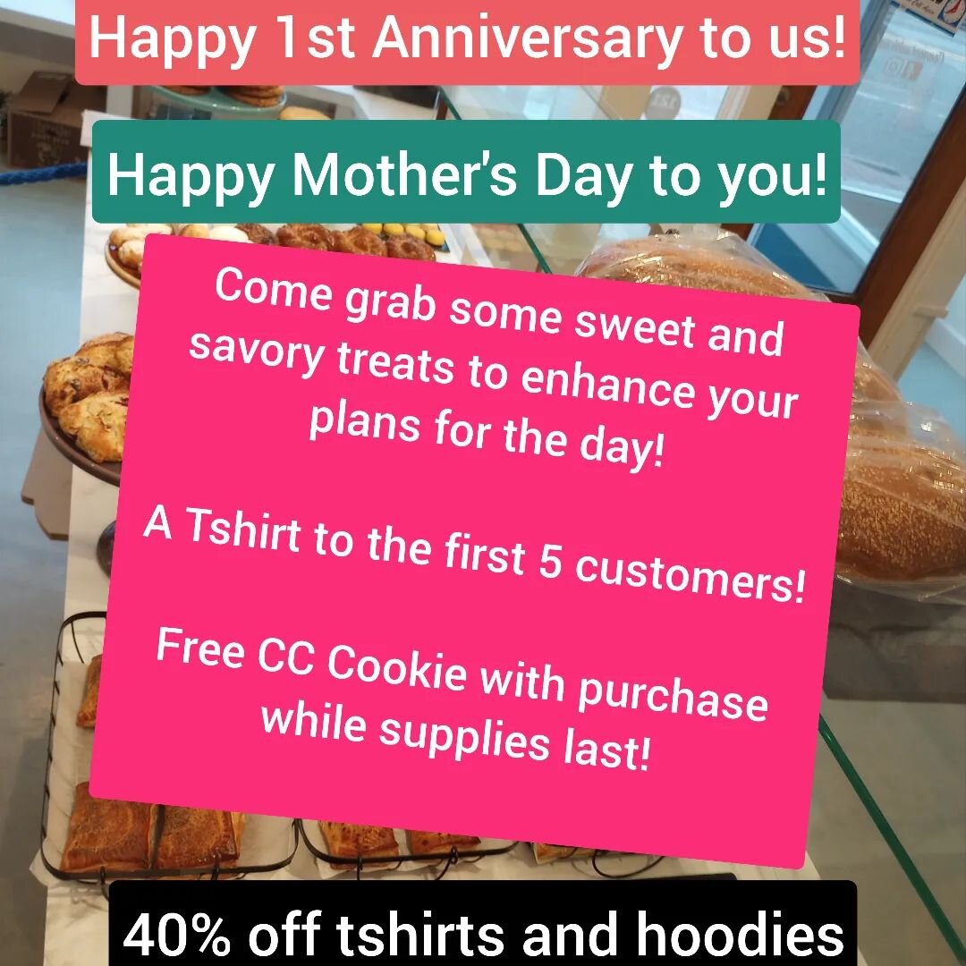 #clevelandbakery #mothersday #discount #anniversary #larchmereboulevard #larchmeredistrict #larchmereporchfest