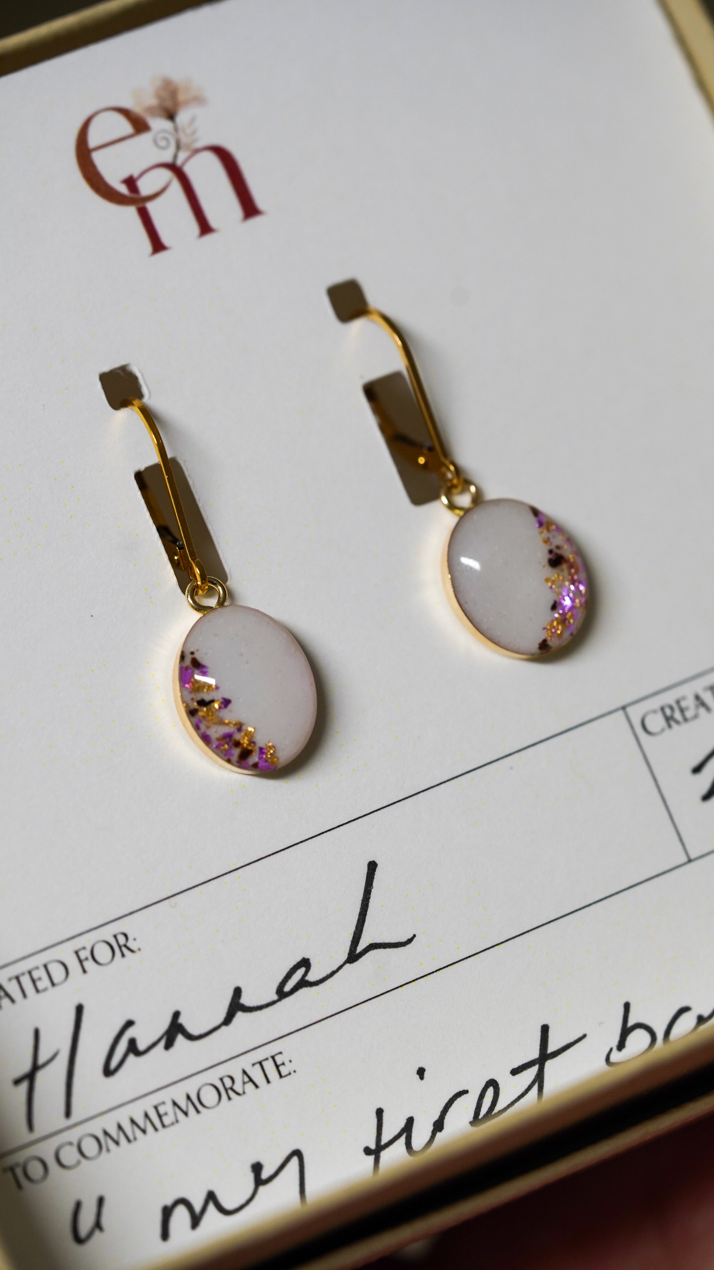 Oval Luna Earrings