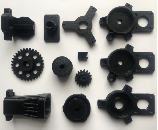 Parts for the nozzle and extruder
