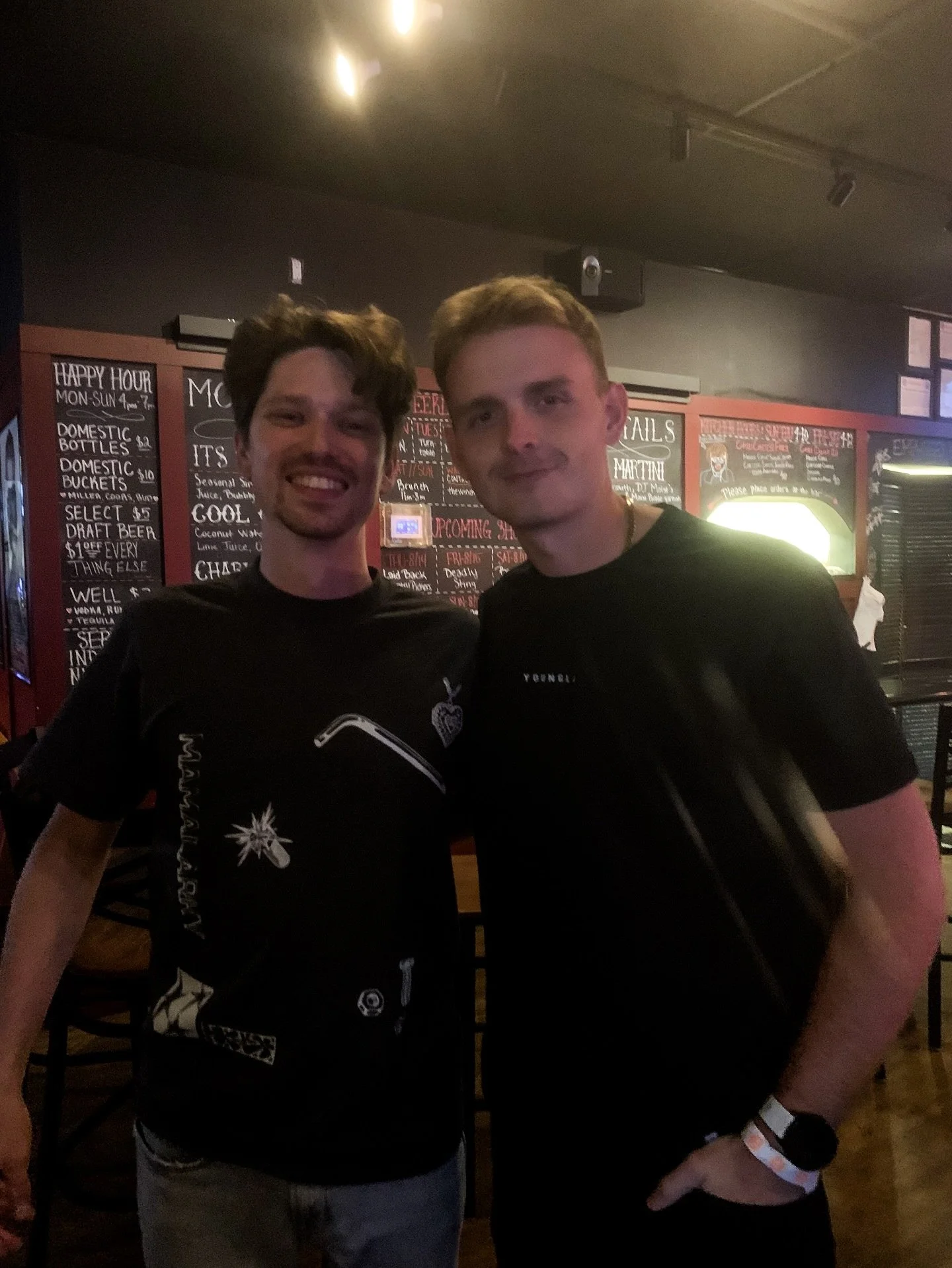 So great to see cuzzo Mitchell last night 😝 thanks for the warm welcome in Cleveland ❤️