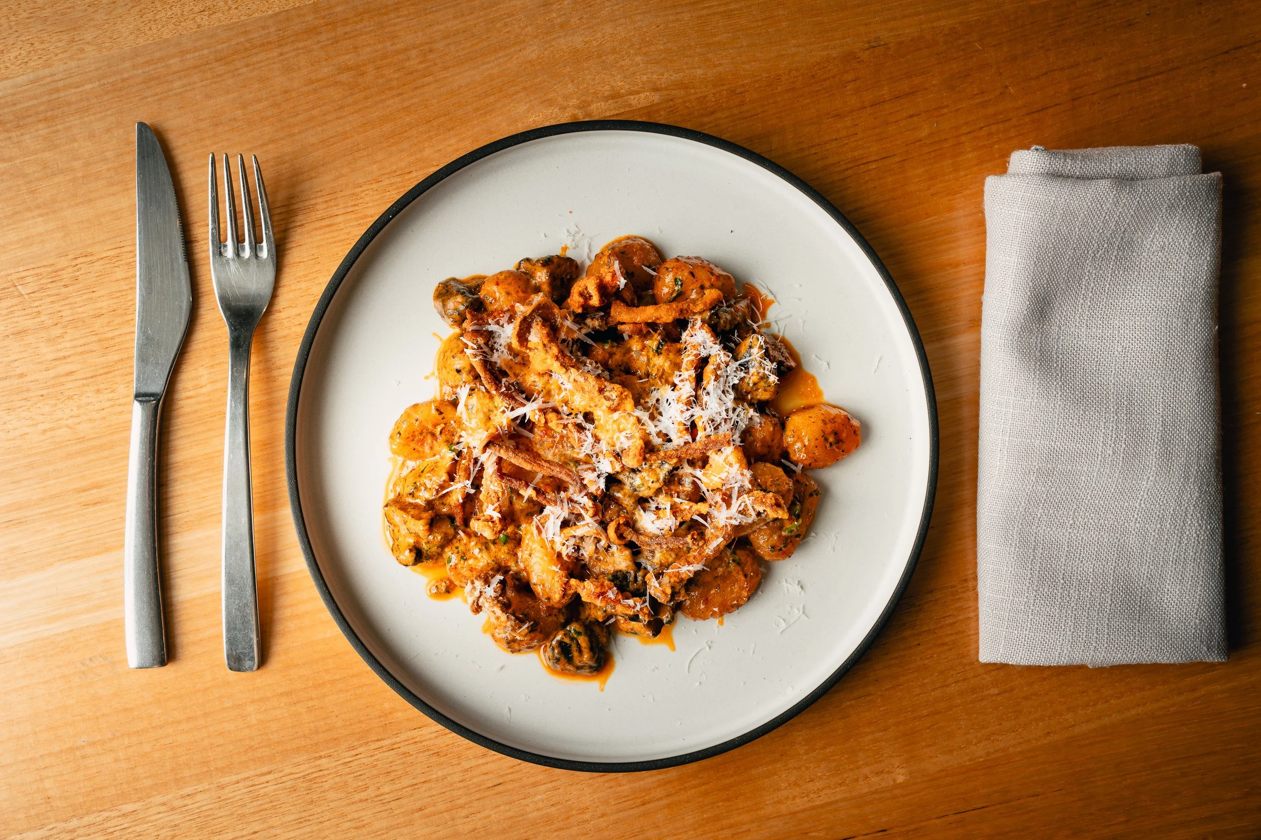 dish on a table