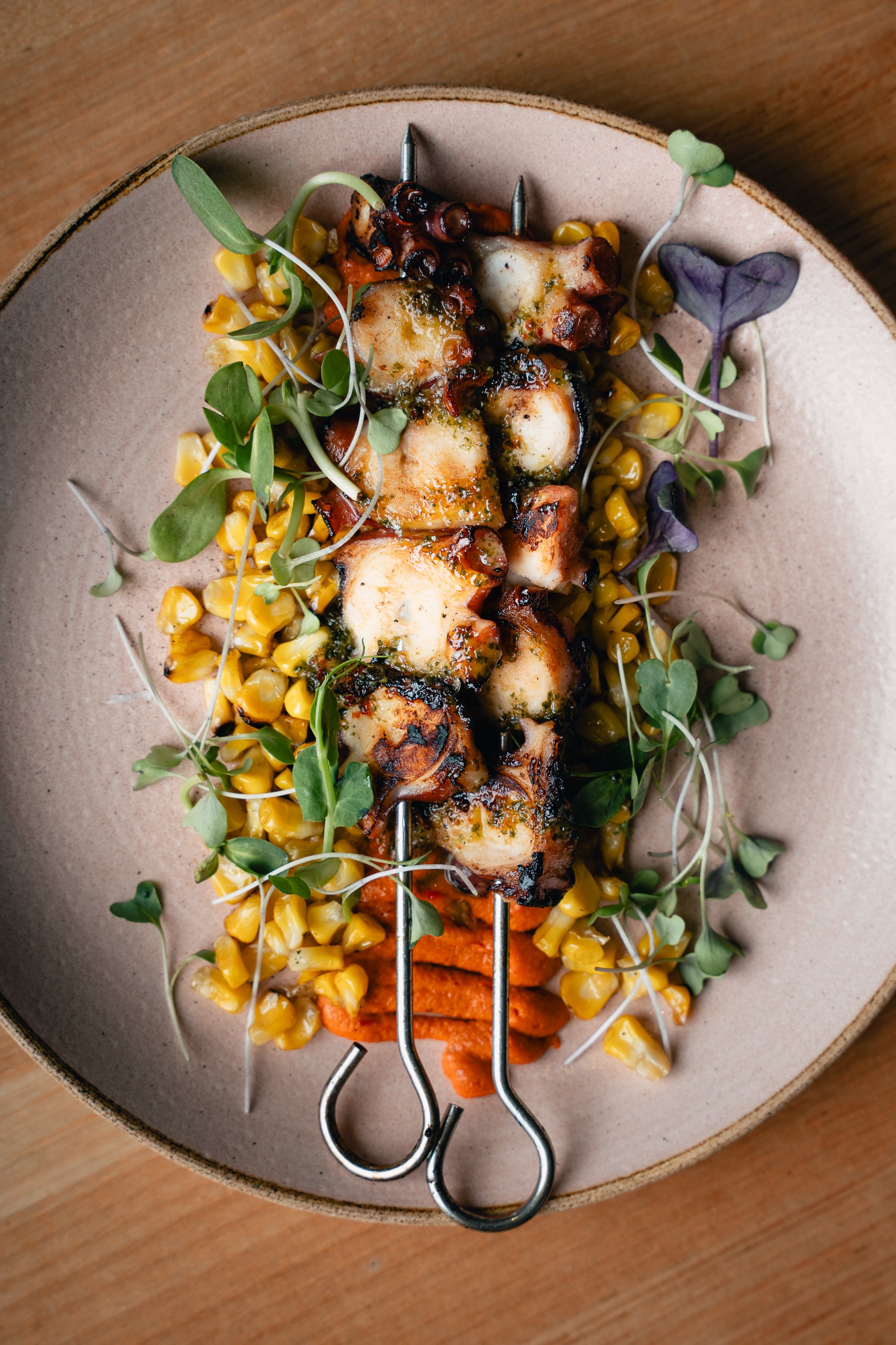 octopus skewers