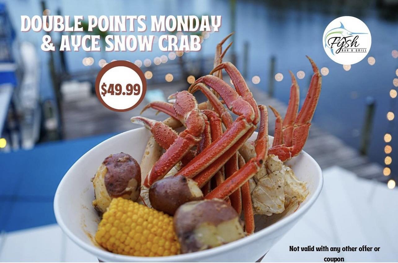 Don&rsquo;t be crabby, save today and earn double your rewards points! 🦀