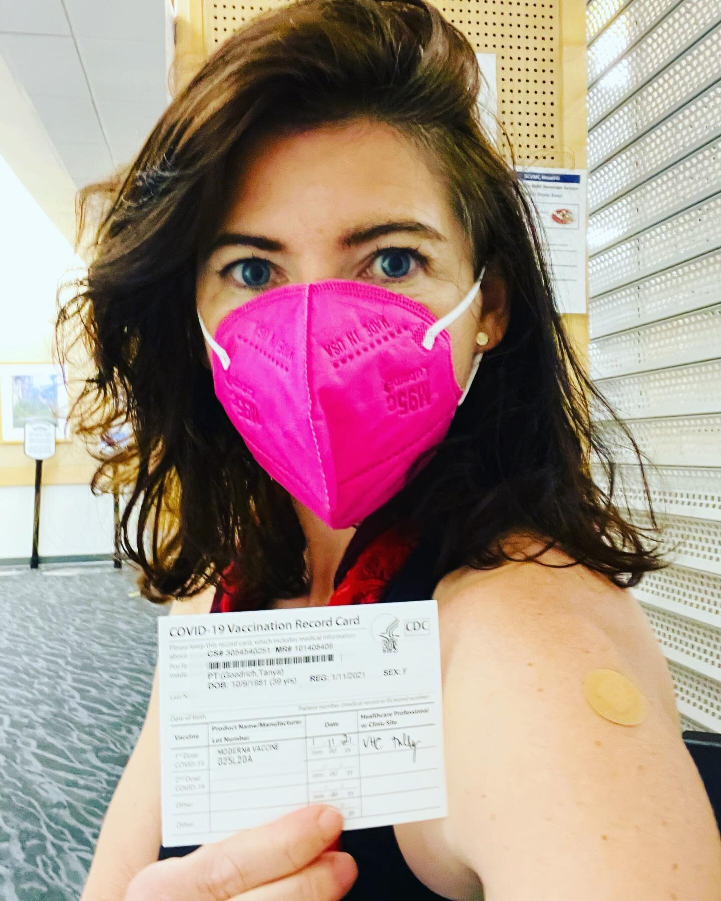 Today is good day to be vaccinated 💉! I am jubilant to have received my 1st dose.  And, the flu shot was worse. Cheers to science 🧬!