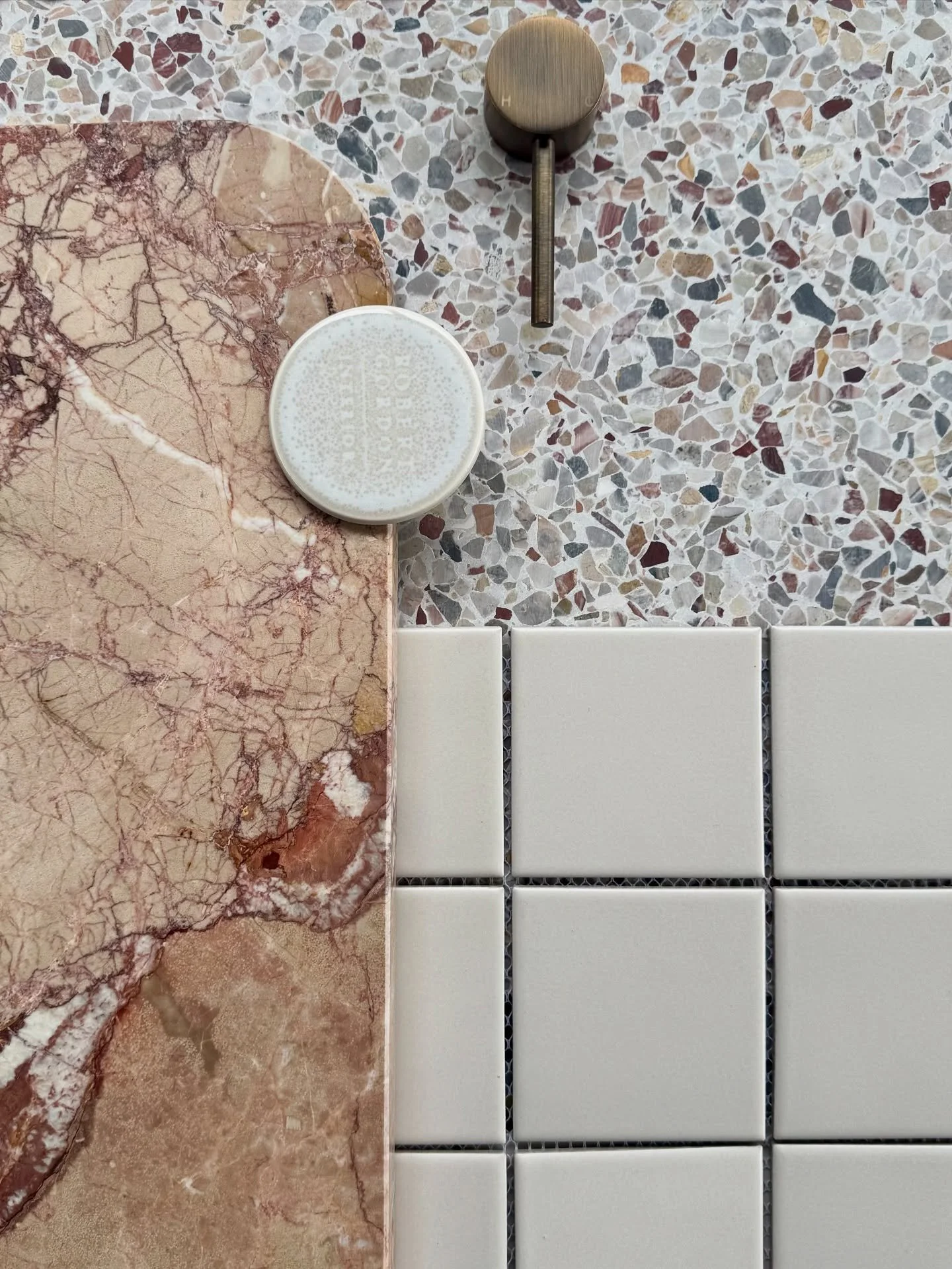 FEDRA / UNDER CONSTRUCTION
•
Full of character, a healthy dose of fun and a nod to the mid-century bones of the home. 
•
Counting the sleeps until this ensuite comes to life. In the meantime, the material selections are bringing me so much