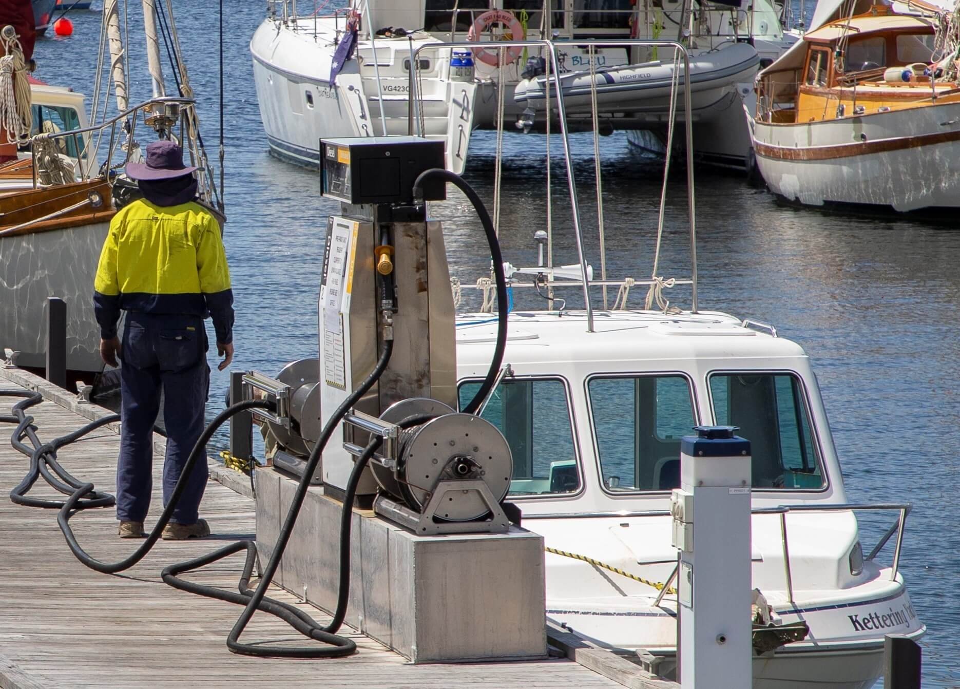 Fuel Wharf — Oyster Cove Marina