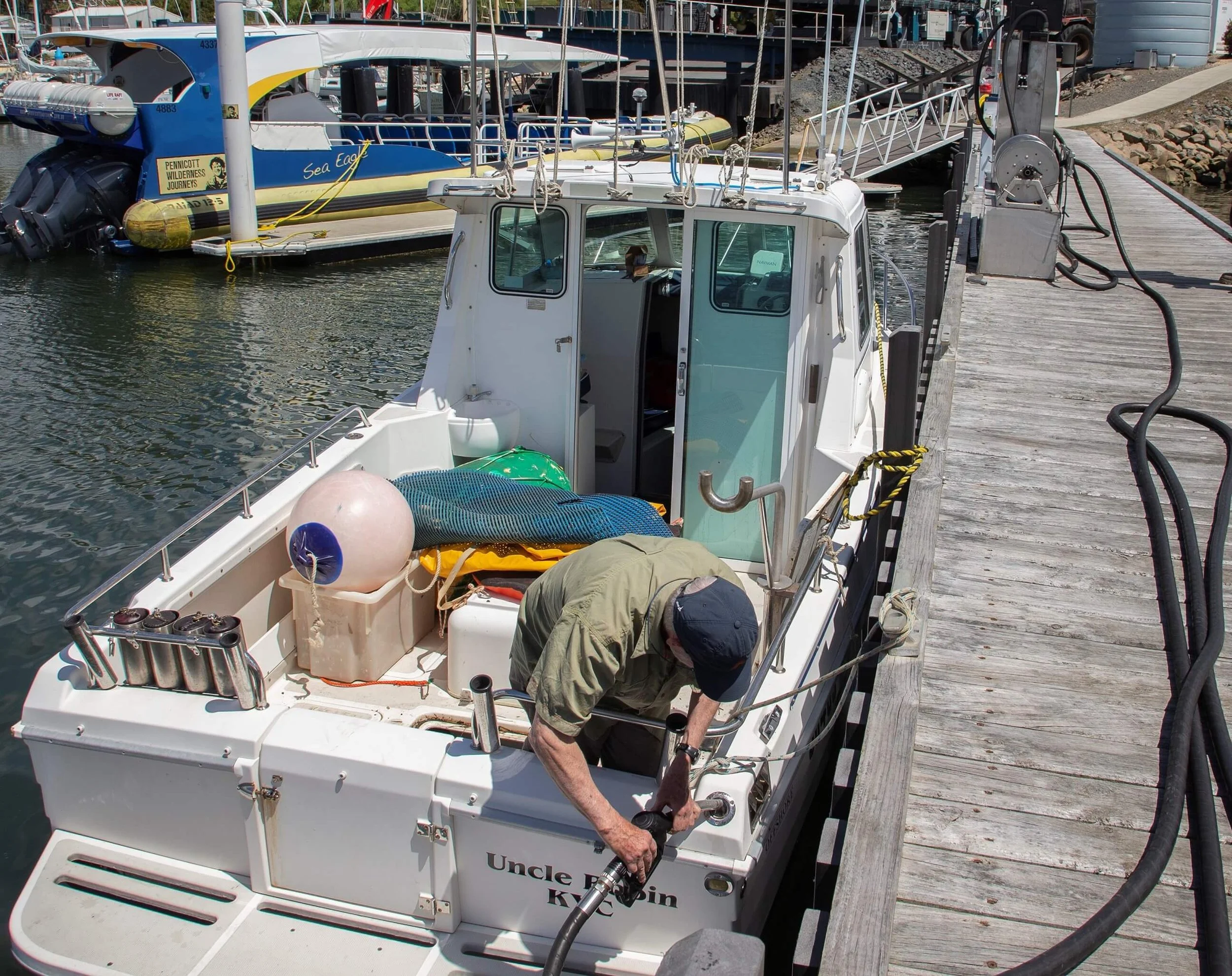 Fuel Wharf — Oyster Cove Marina