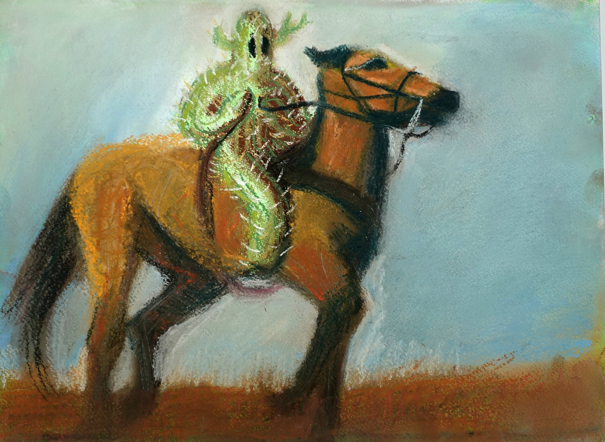 Horse Cactus print