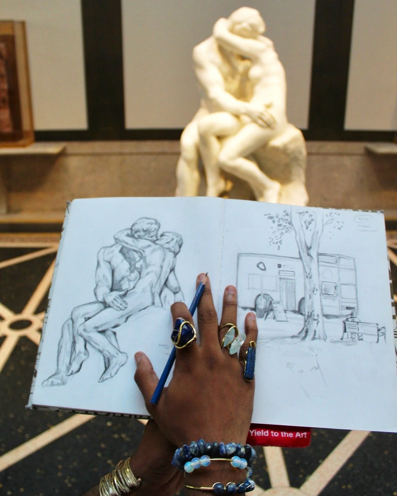 Sketches inside Rodin Museum in Philadelphia
2017