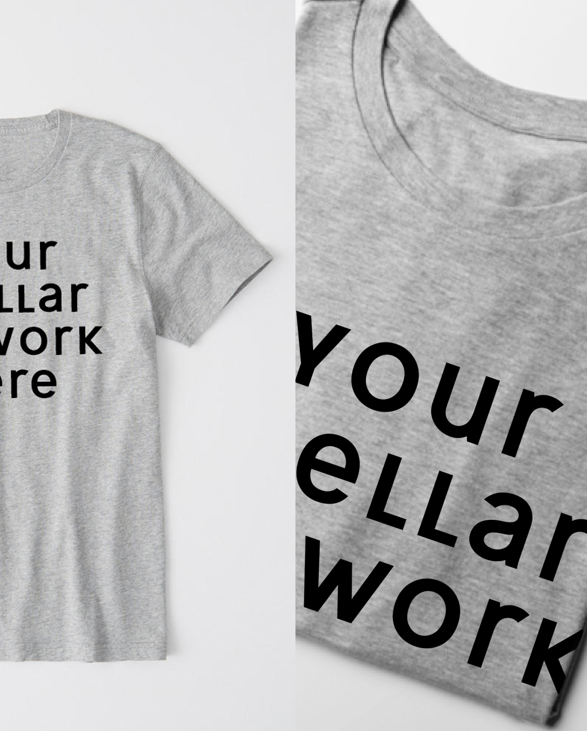 Prime shot  • Front &amp; back flat lay • Folded flat lay