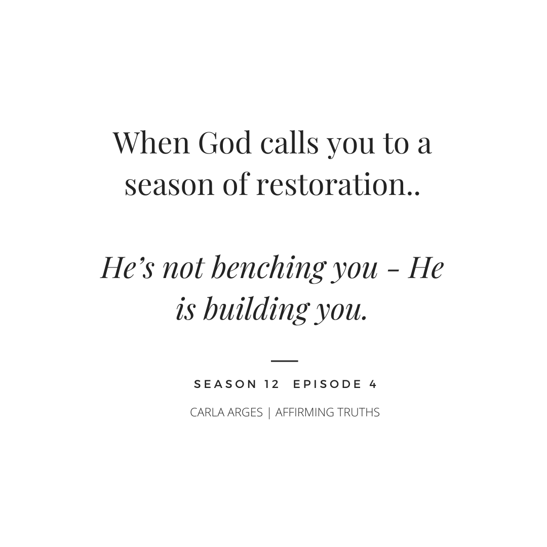 S12.04 | When God Tells You to Pause: The Power of Seasons of Restoration