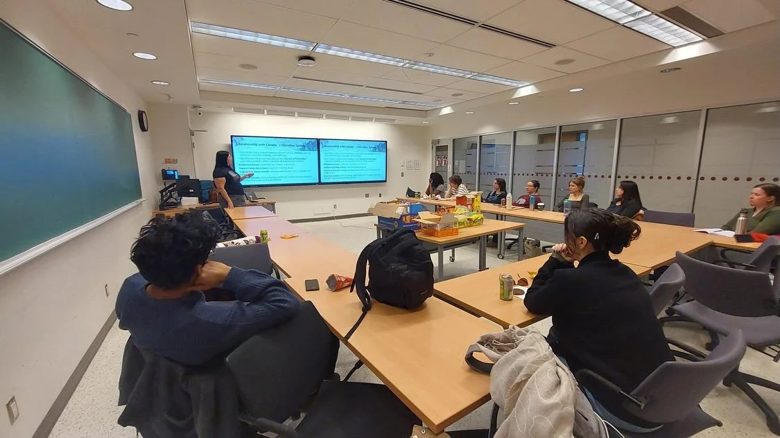We were so lucky to have Mona Tolley, our Lead Indigenous Education Advisor &amp; Indigenizing Process Designer, share her knowledge and wisdom with us! Thank you Mona, for this great event 💛
&mdash;&mdash;
Nous avons eu la chance d&rsquo;avoir Mona