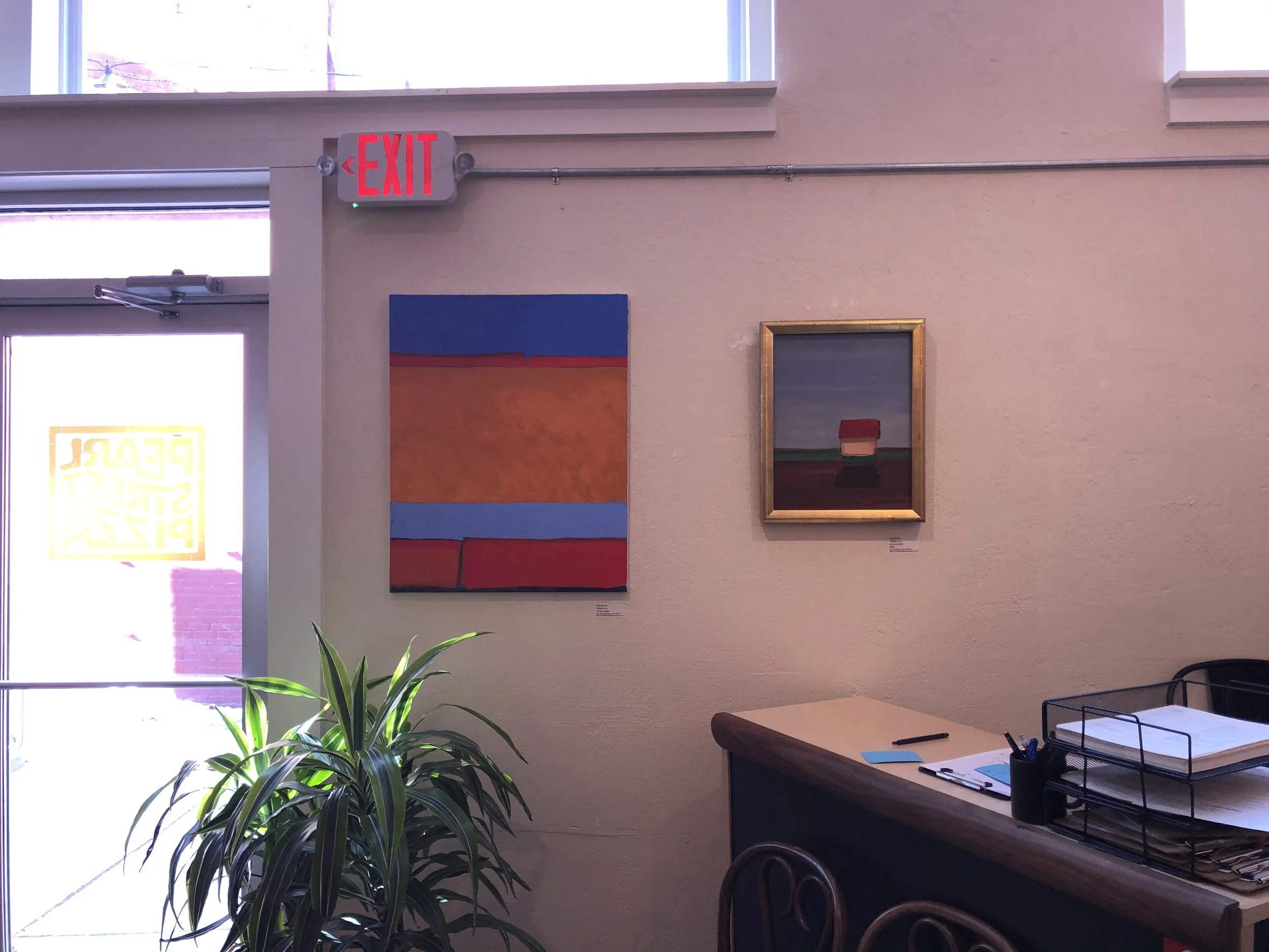 Ray Brown: Post-Stroke Italian Tower Paintings Ancora I at AR Market h