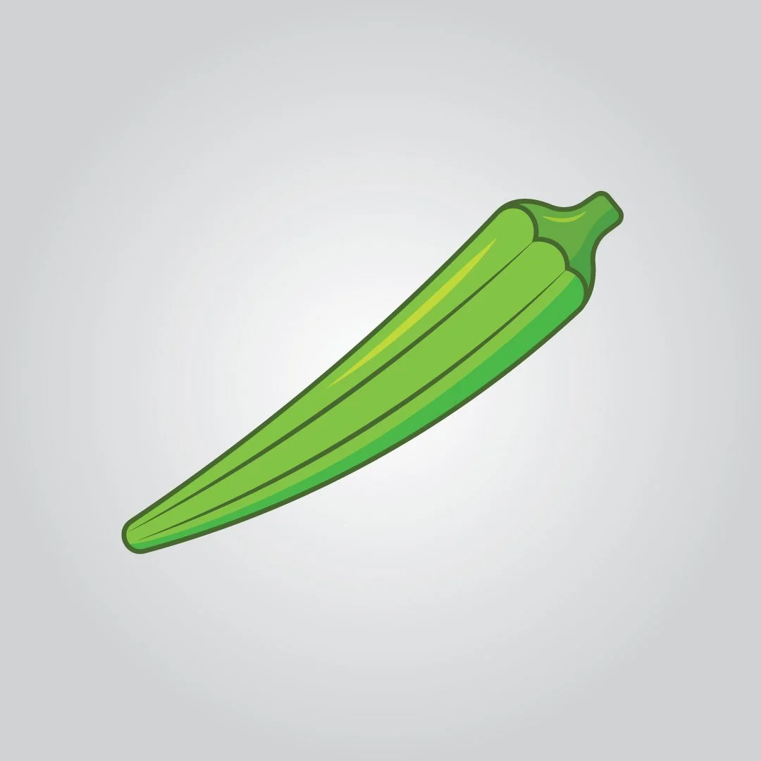 Okra - Clemson Spineless (Plant)  6" Pot