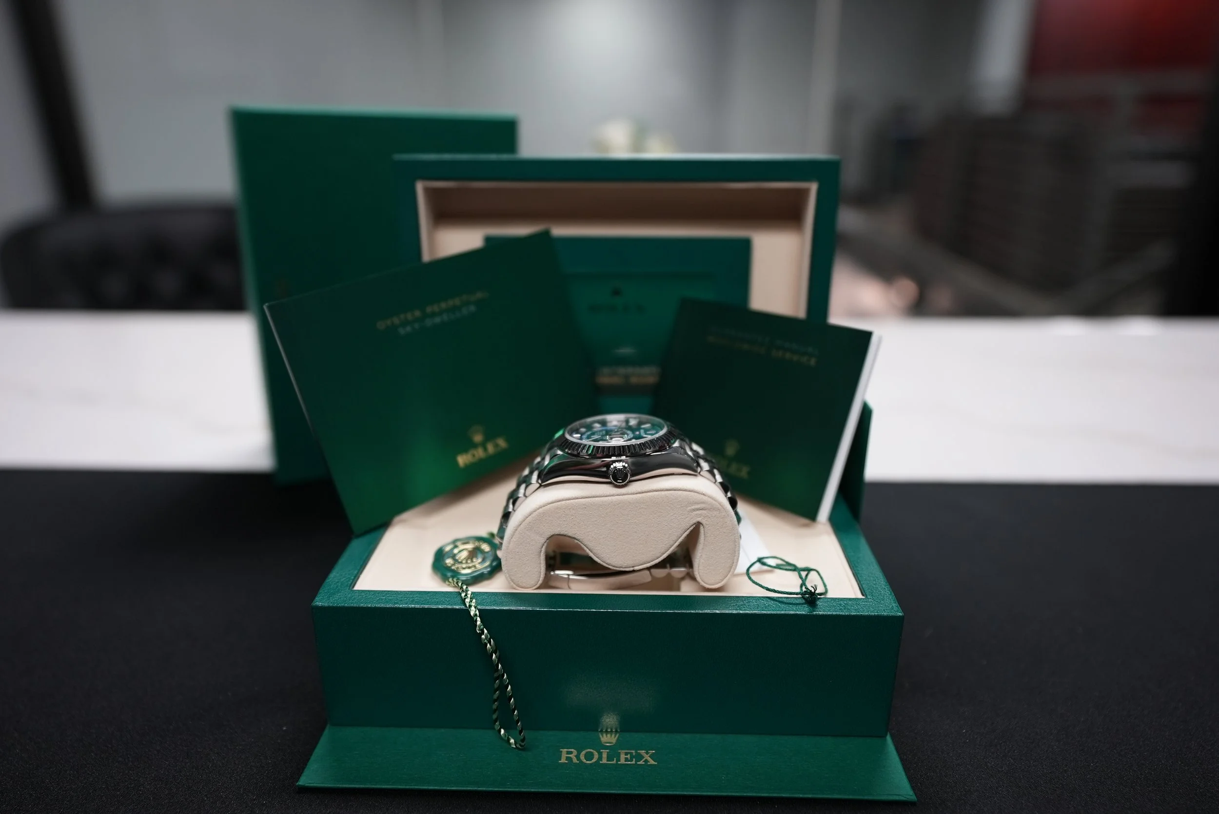 Rolex Sky-Dweller 42mm Ref. 336934 Warranty Card: 02/18/2026 | Condition: Excellent – Lightly Pre-Owned Complete Set $24,800
