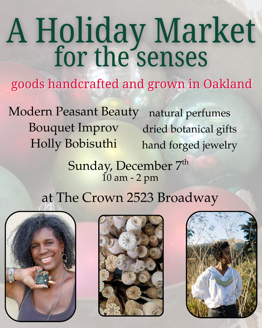 A Holiday Market for the Senses