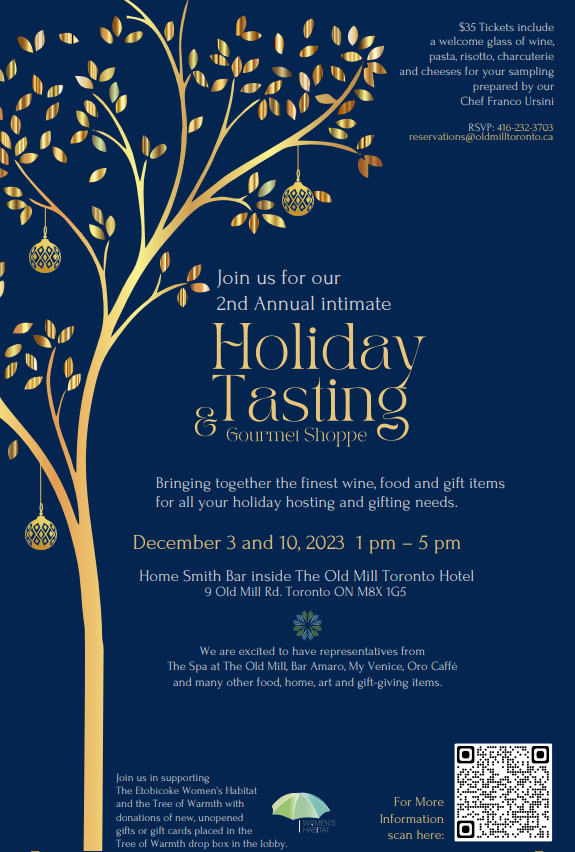 December 10th 2023 @The Old Mill Toronto Hotel