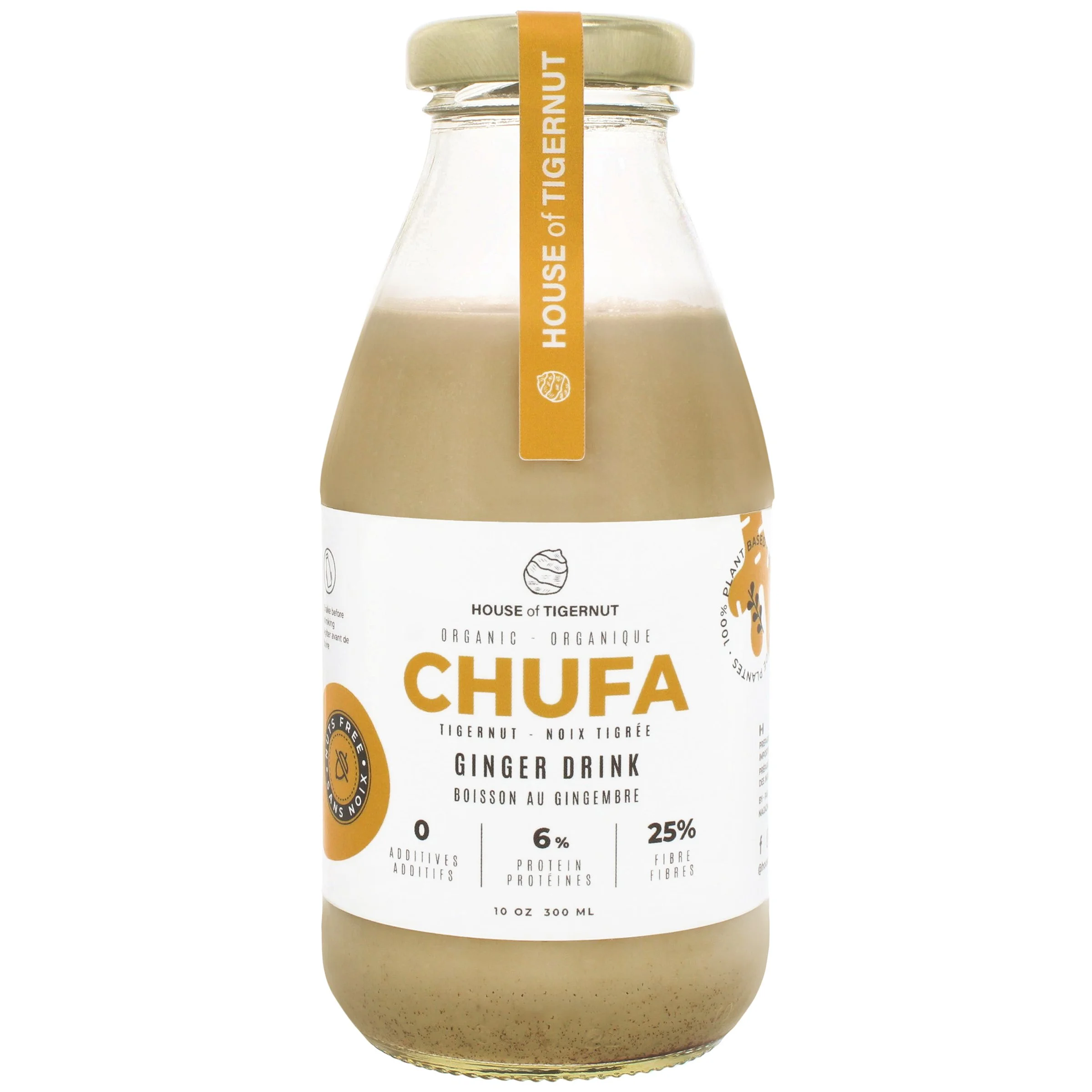House of Tigernut Ginger Chufa Drink, 300mL