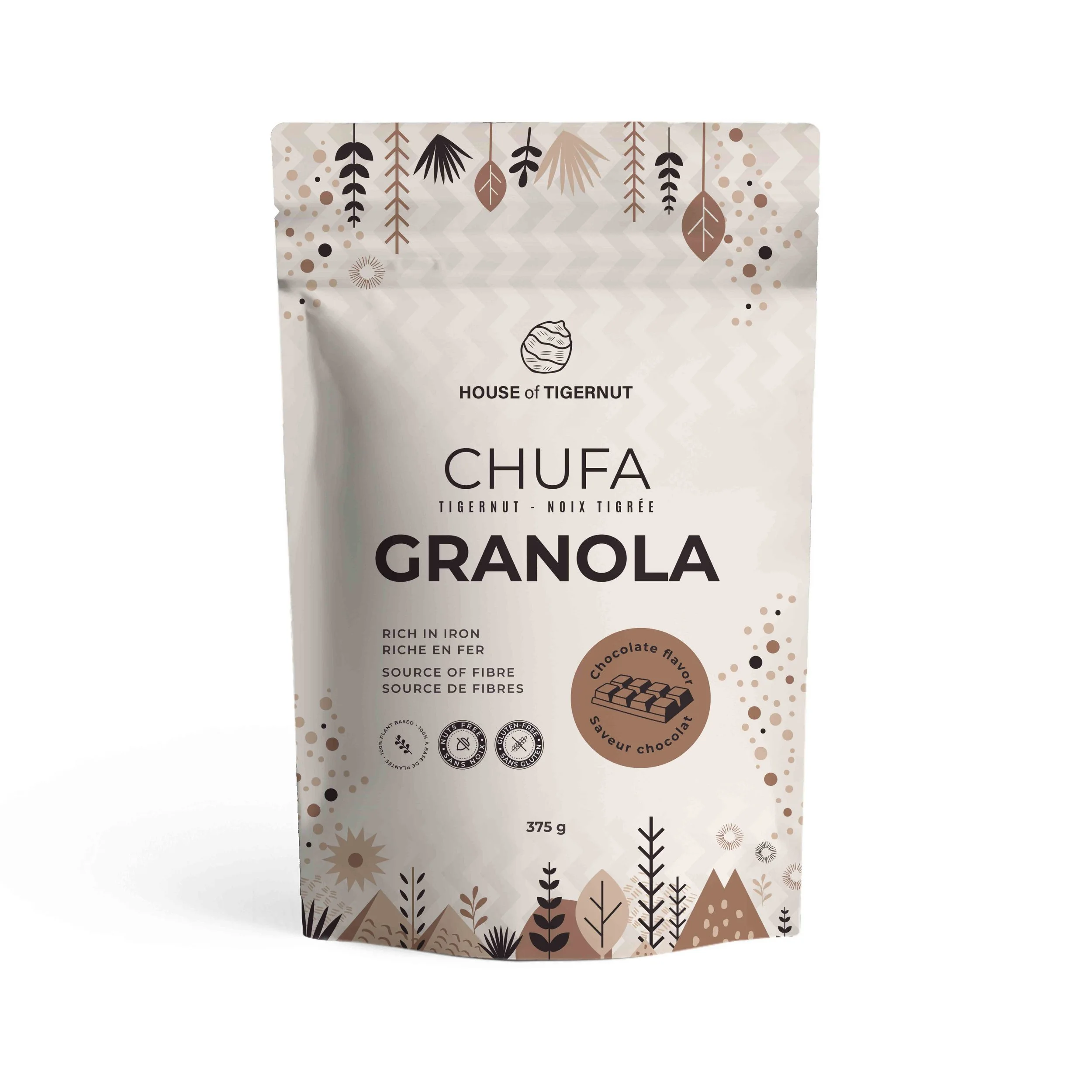 House of Tigernut Chocolate Gluten-Free Granola, 375g