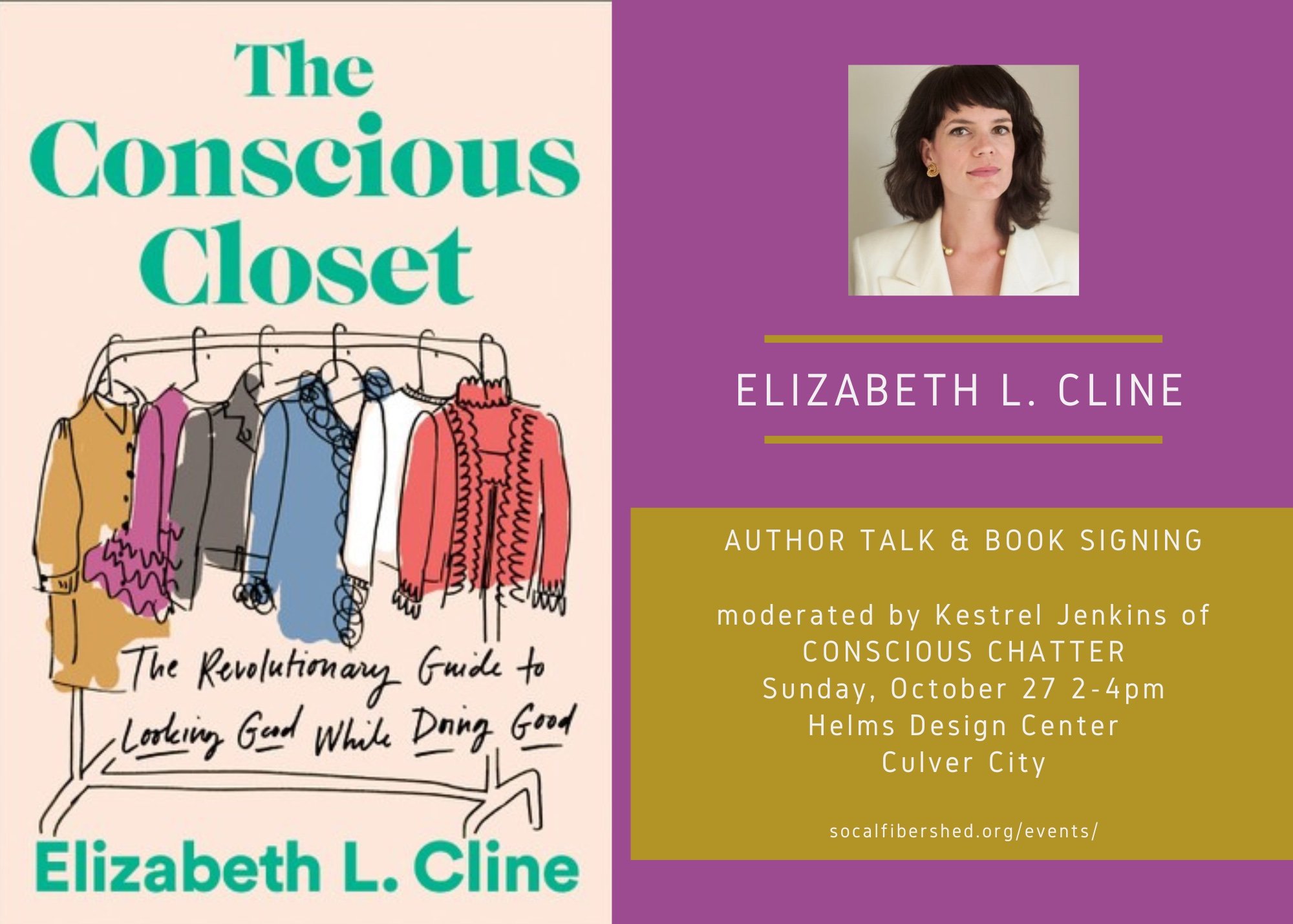 The Conscious Closet with Elizabeth L. Cline, moderated by Kestrel Jenkins