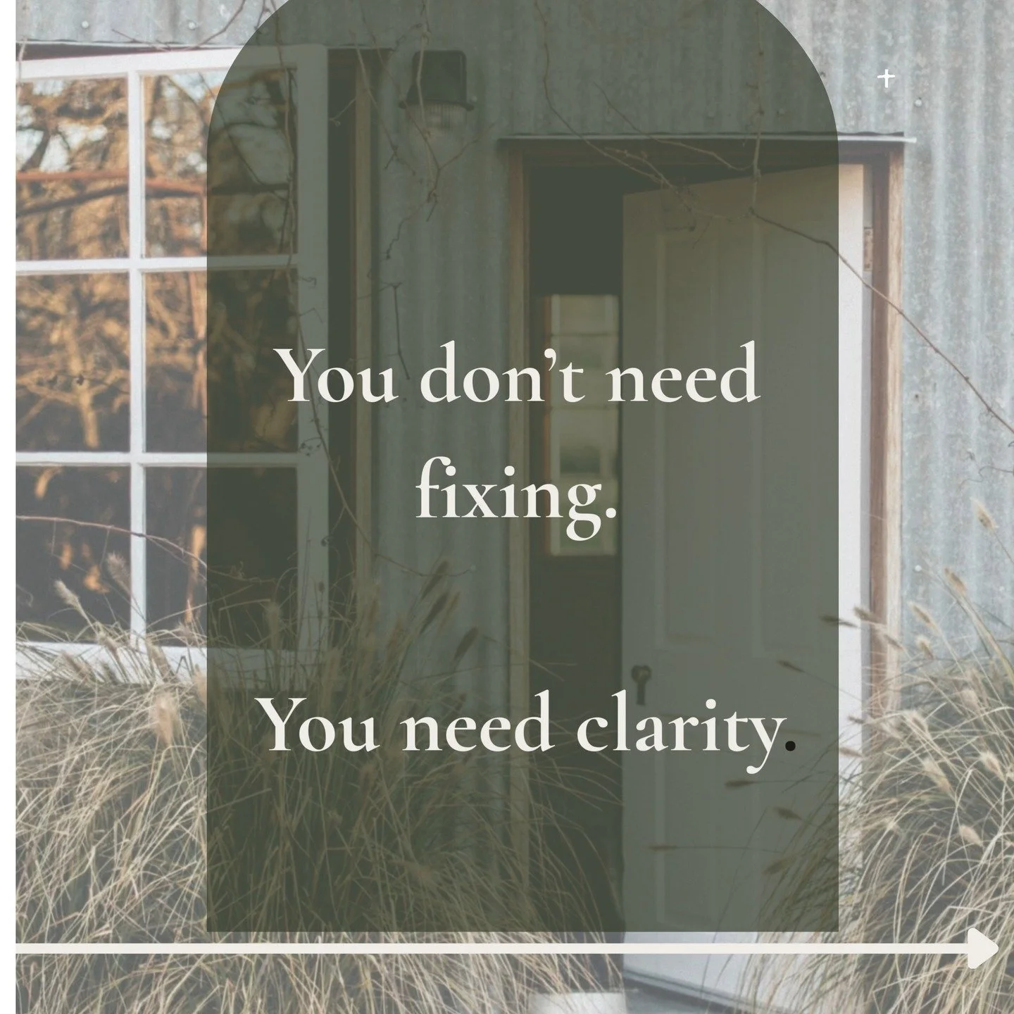 The Karma Shed exists for those moments when you realise you don&rsquo;t actually need fixing &mdash;
you need clarity.

This is an 8-week guided container for understanding the patterns you keep living inside of.
Not to improve yourself.
Not to rein