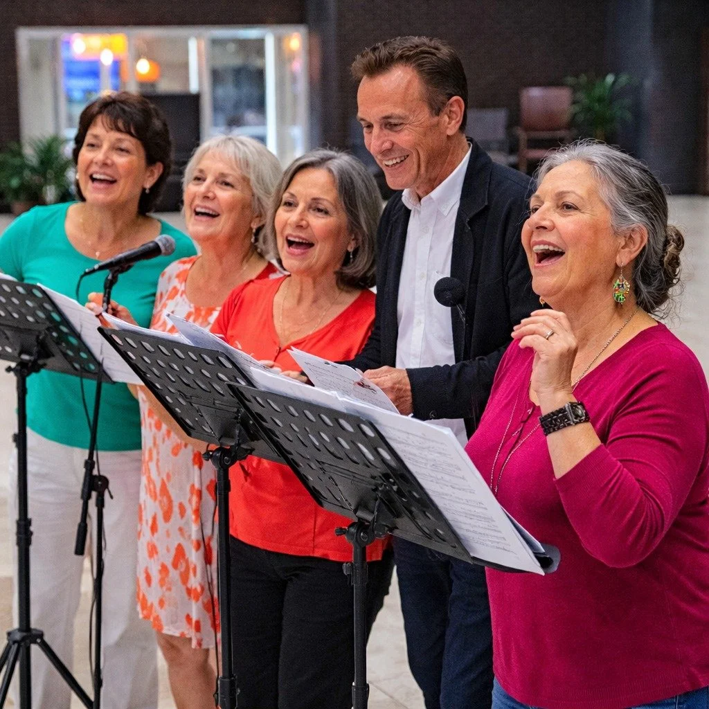 Love singing along to familiar songs? 🎶
Join our free weekly sing-along sessions and enjoy music, connection and a feel-good boost in a relaxed, friendly group.

No experience needed &mdash; just come along, sing together, meet new people and enjoy 