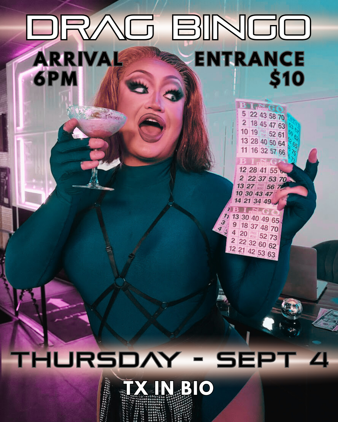 DRAG BINGO IN OUTER SPACE!