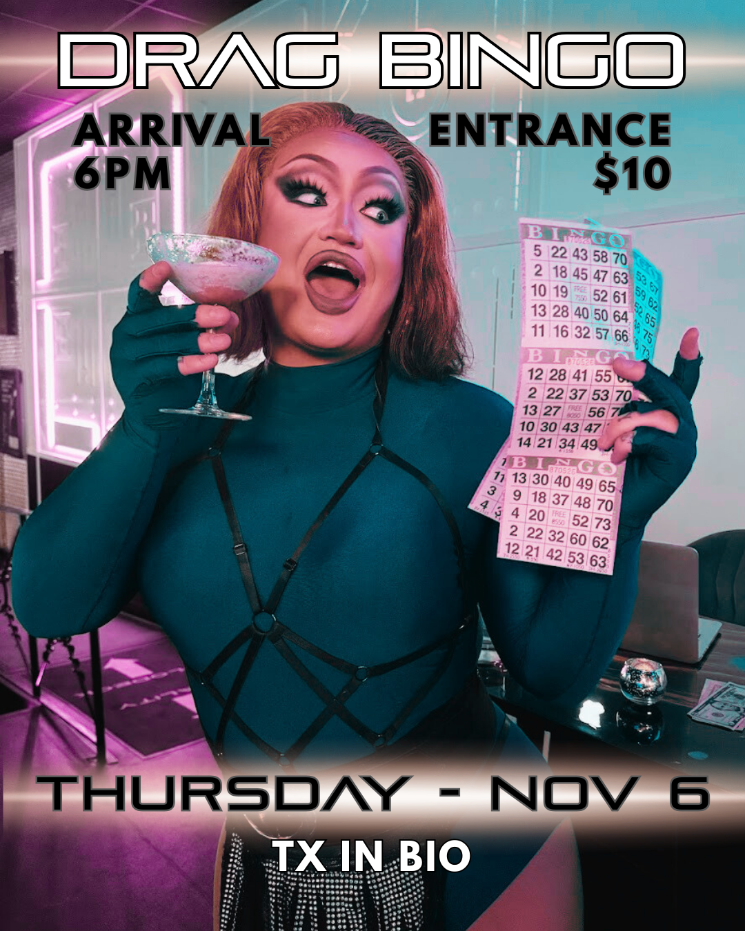 DRAG BINGO IN OUTER SPACE!